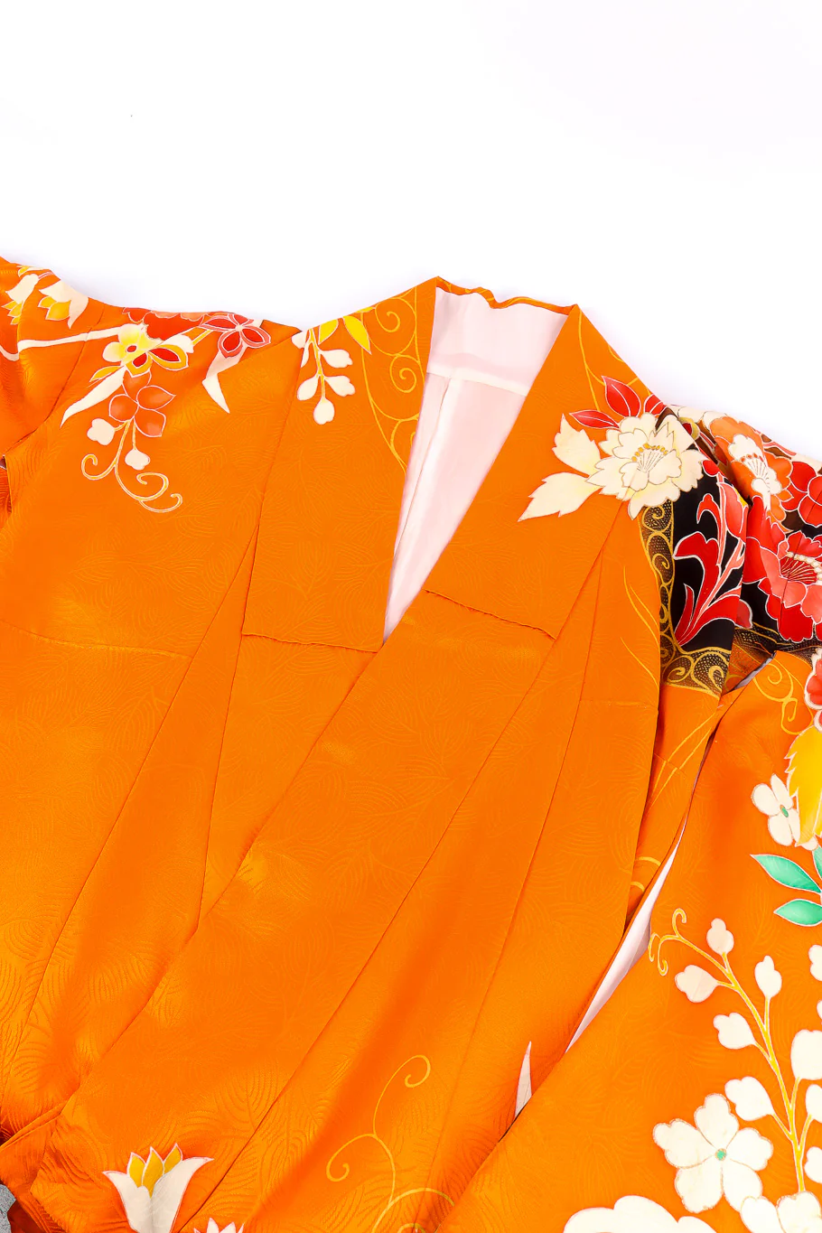 Japanese Metallic Floral Kimono - Image 8