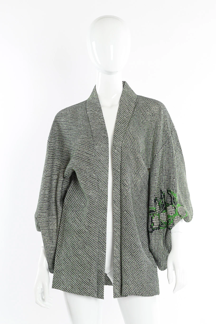 Japanese Shibori Haori Kimono Jacket - Image 2