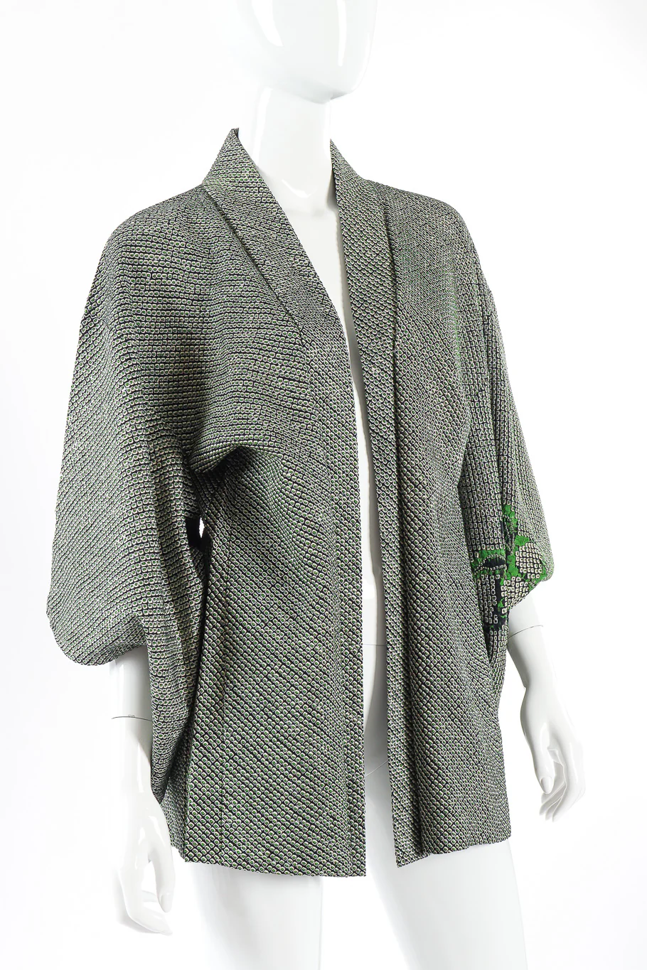 Japanese Shibori Haori Kimono Jacket - Image 3