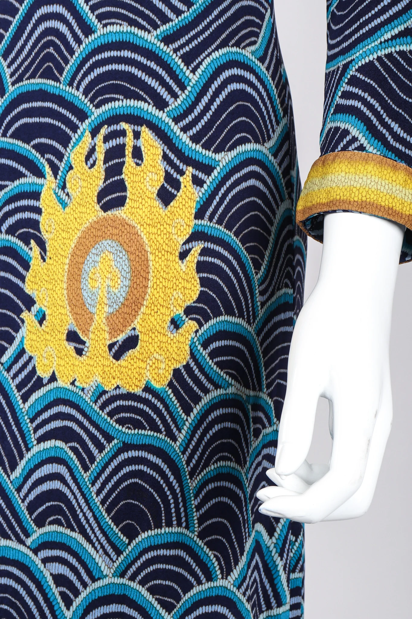 Japanese Silk Print Dress - Image 10