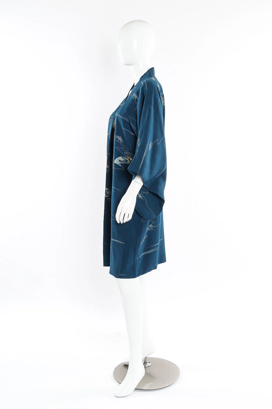 Japanese Stormy Seas Fan Kimono - Image 3