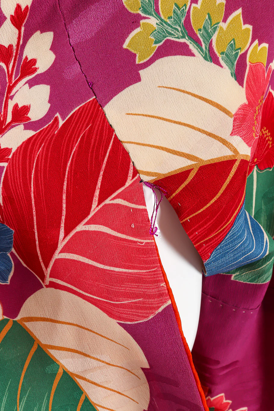 Japanese Tropical Tile Kimono - Image 14