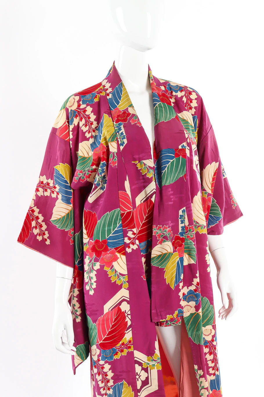 Japanese Tropical Tile Kimono - Image 2