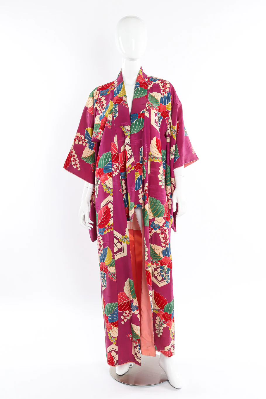 Japanese Tropical Tile Kimono - Image 3