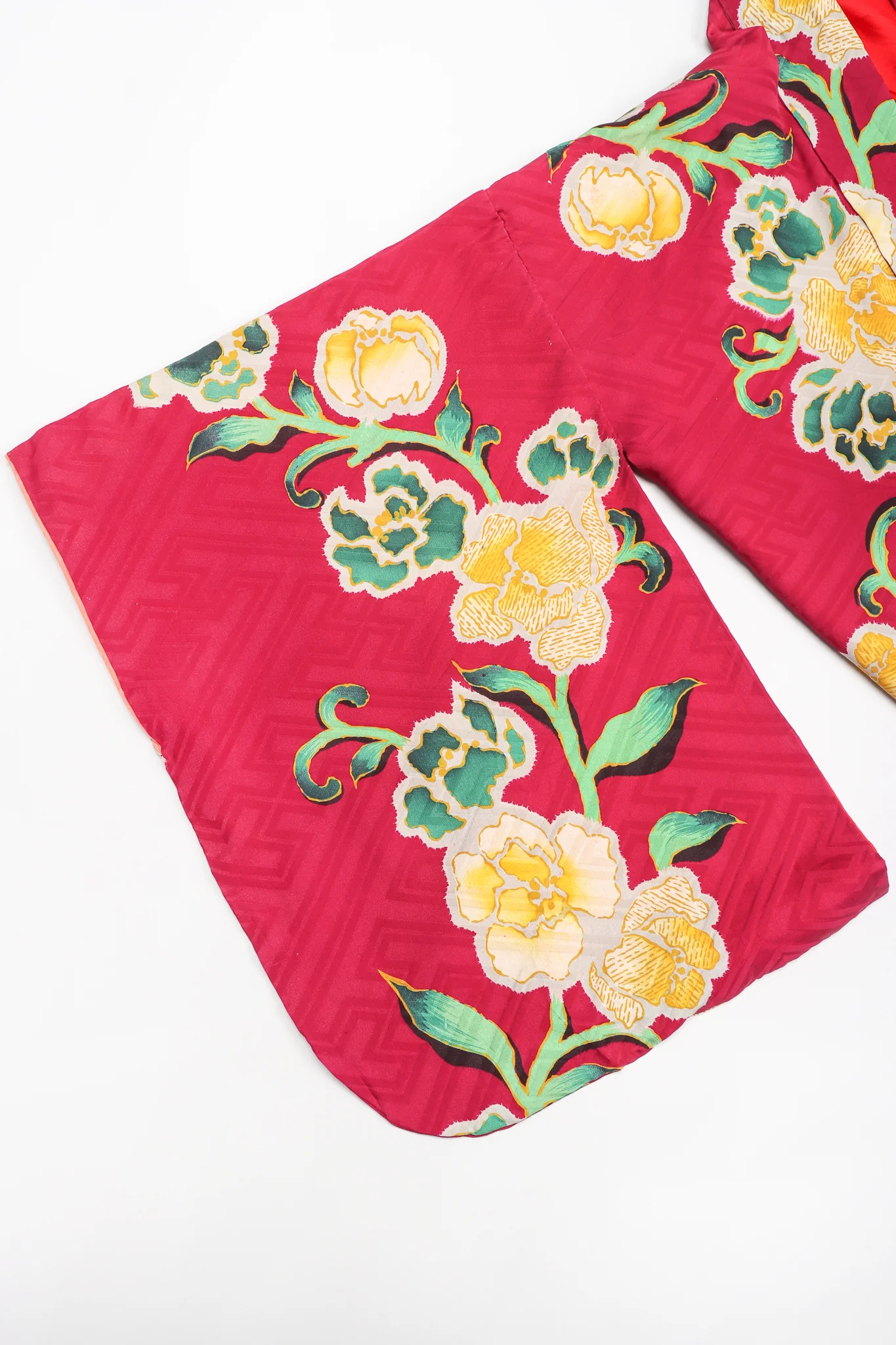 Japanese Yellow Rose Kimono - Image 11