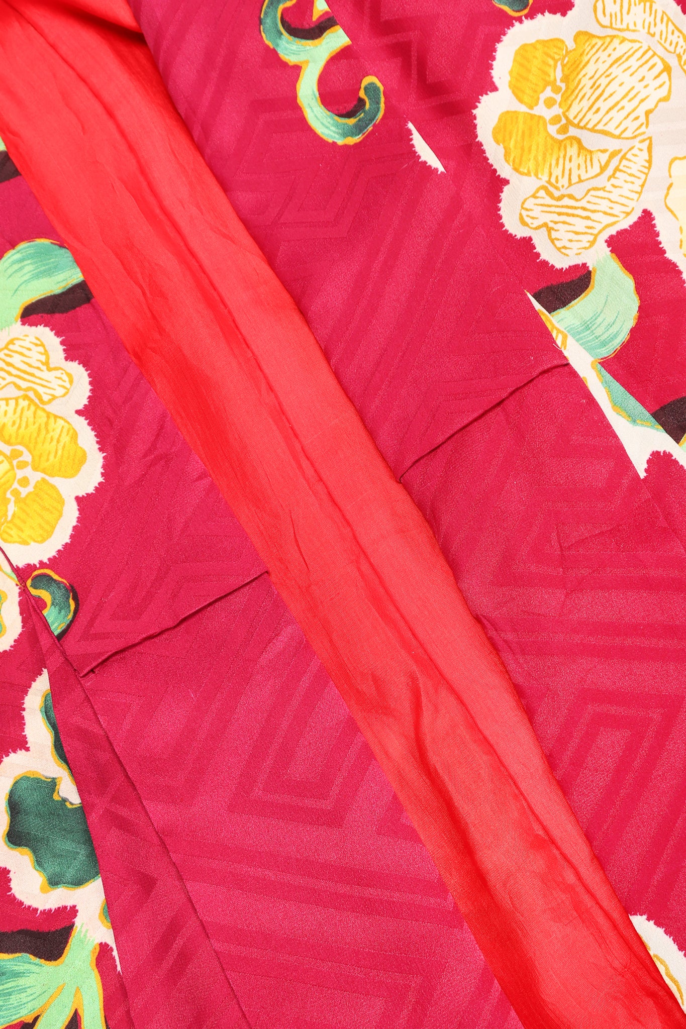 Japanese Yellow Rose Kimono - Image 15