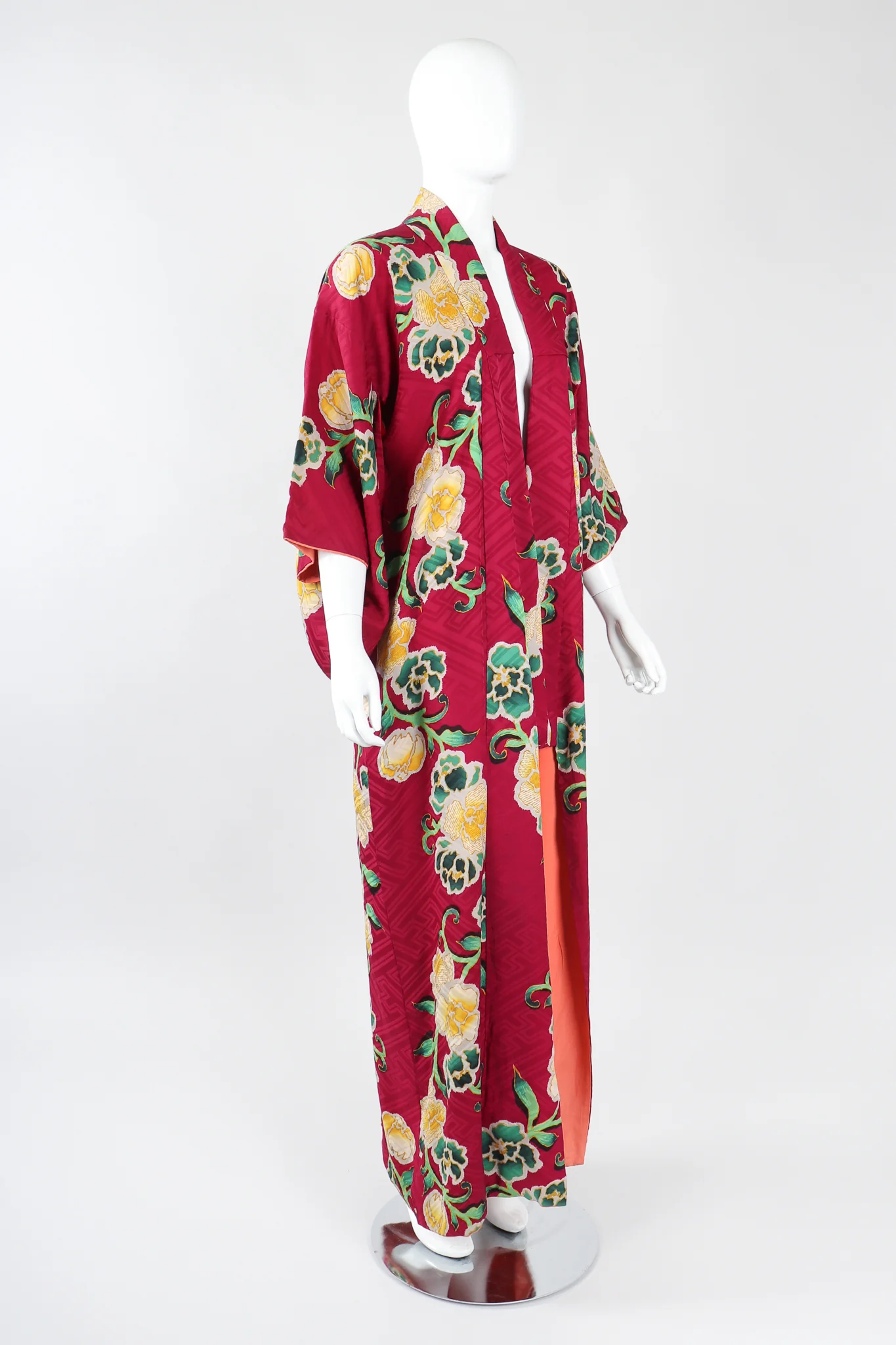 Japanese Yellow Rose Kimono - Image 4