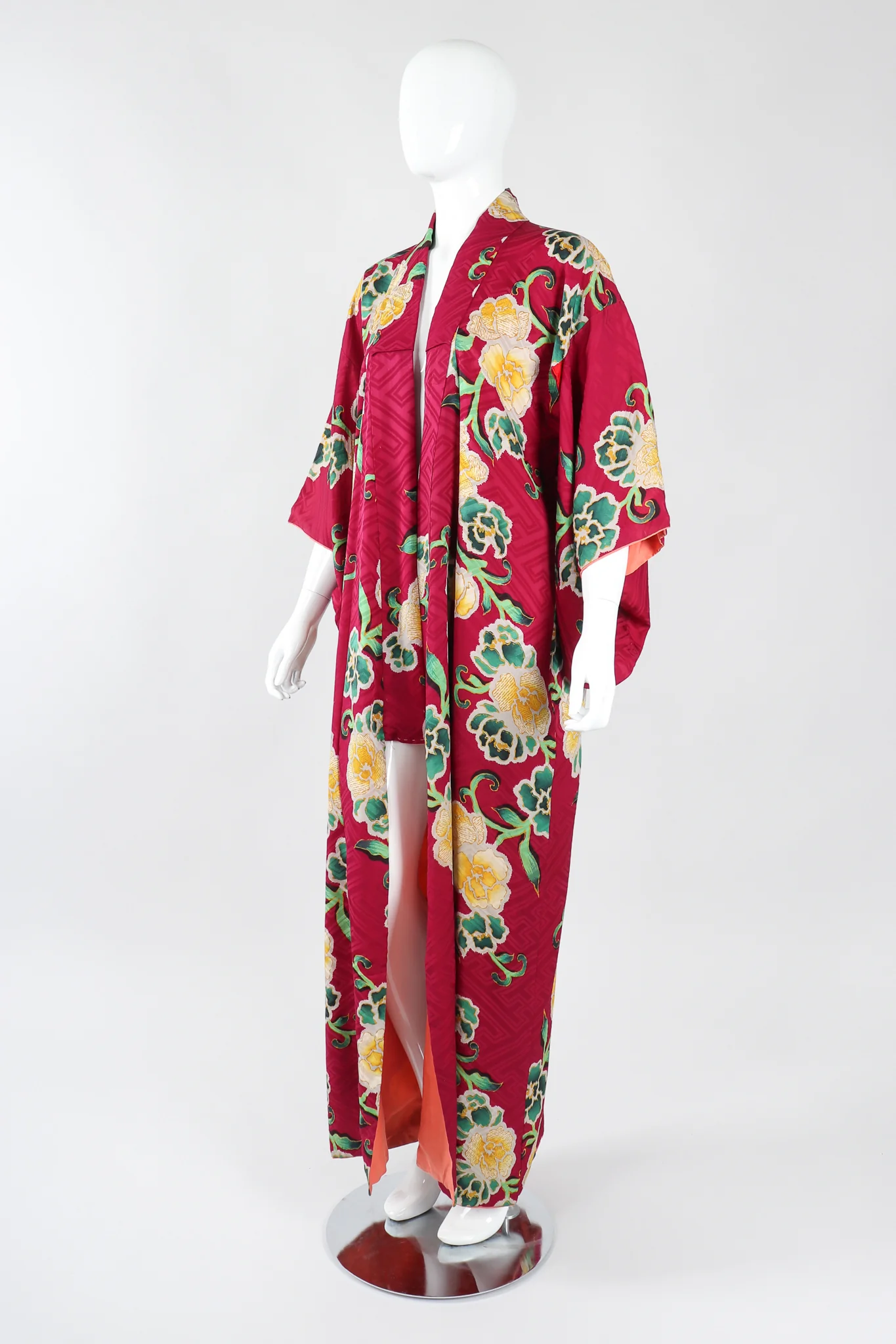 Japanese Yellow Rose Kimono - Image 6