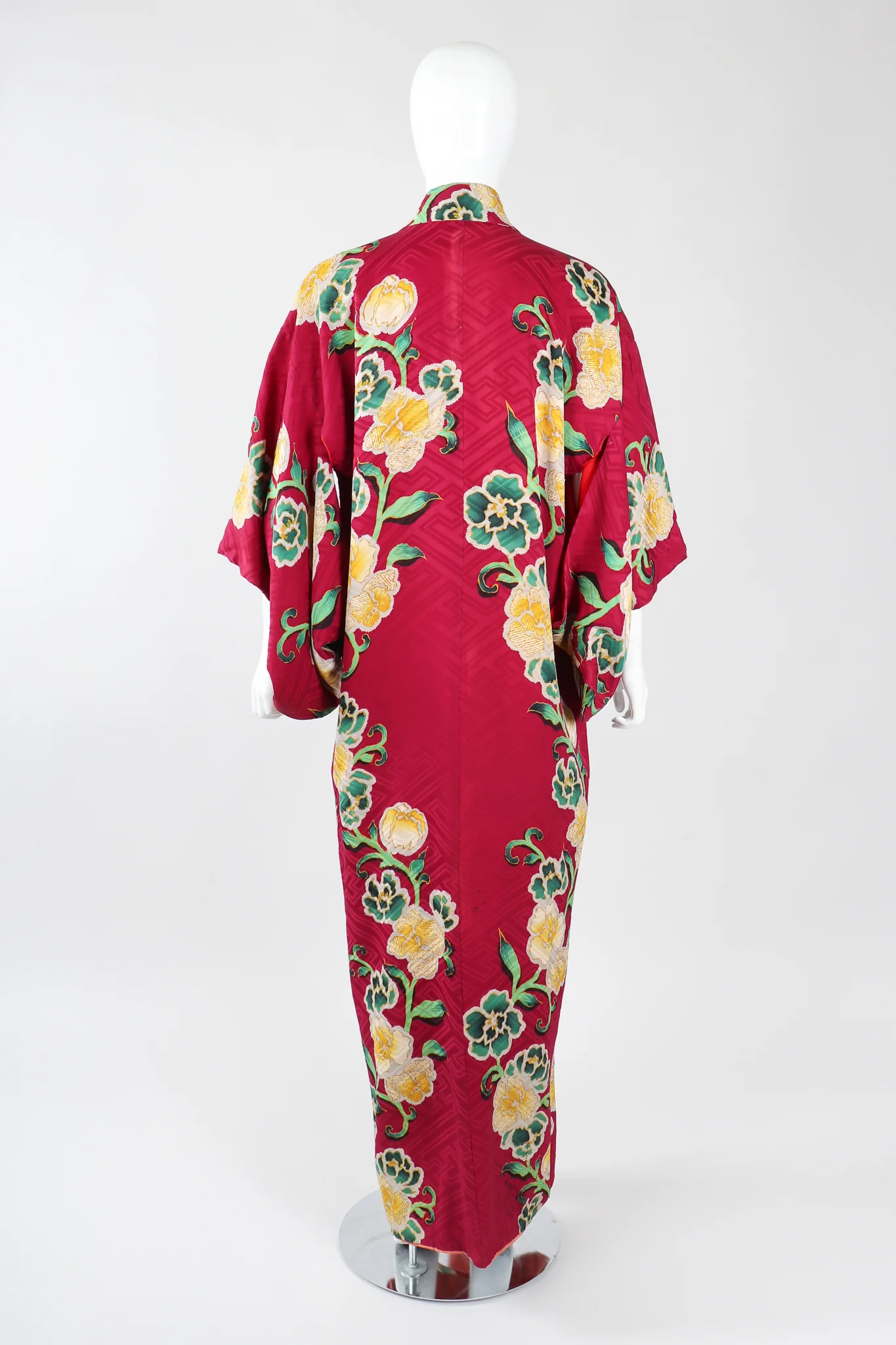 Japanese Yellow Rose Kimono - Image 9