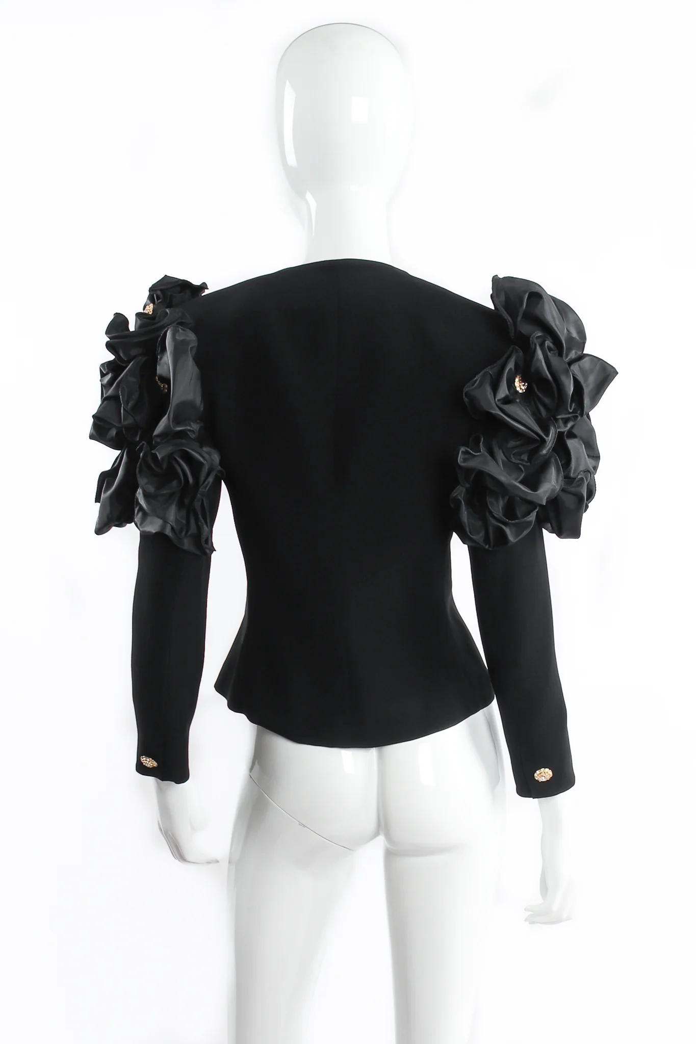 Jarin Ruffle Shoulder Jacket - Image 5