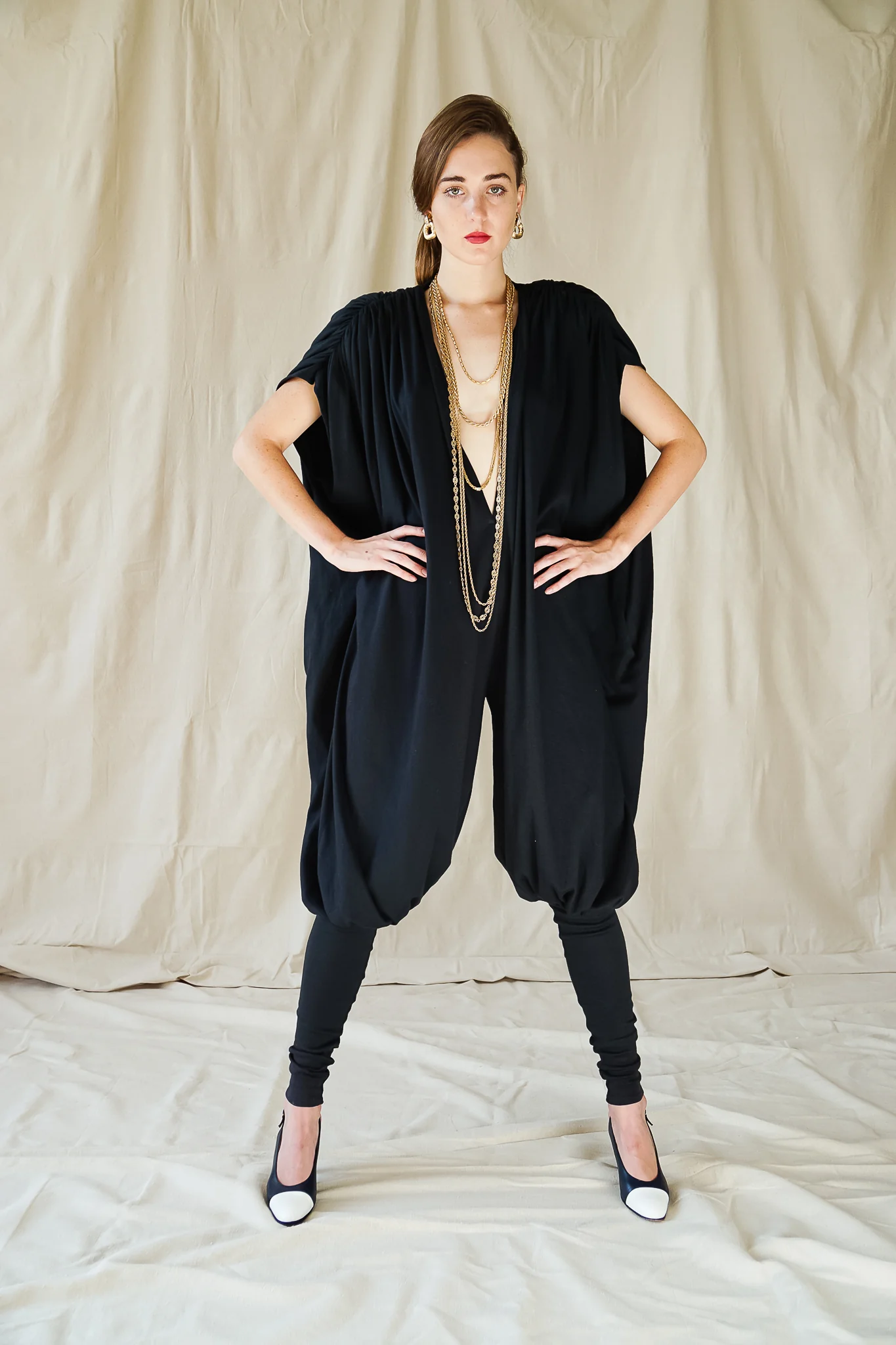 Jersey Knit Harem Jumpsuit - Image 5