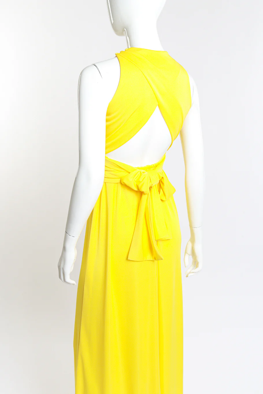 Jersey Tie Back Maxi Dress - Image 5