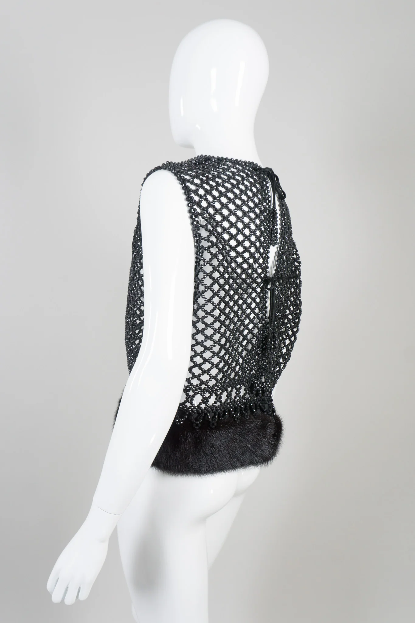 Beaded Mesh Top - Image 5