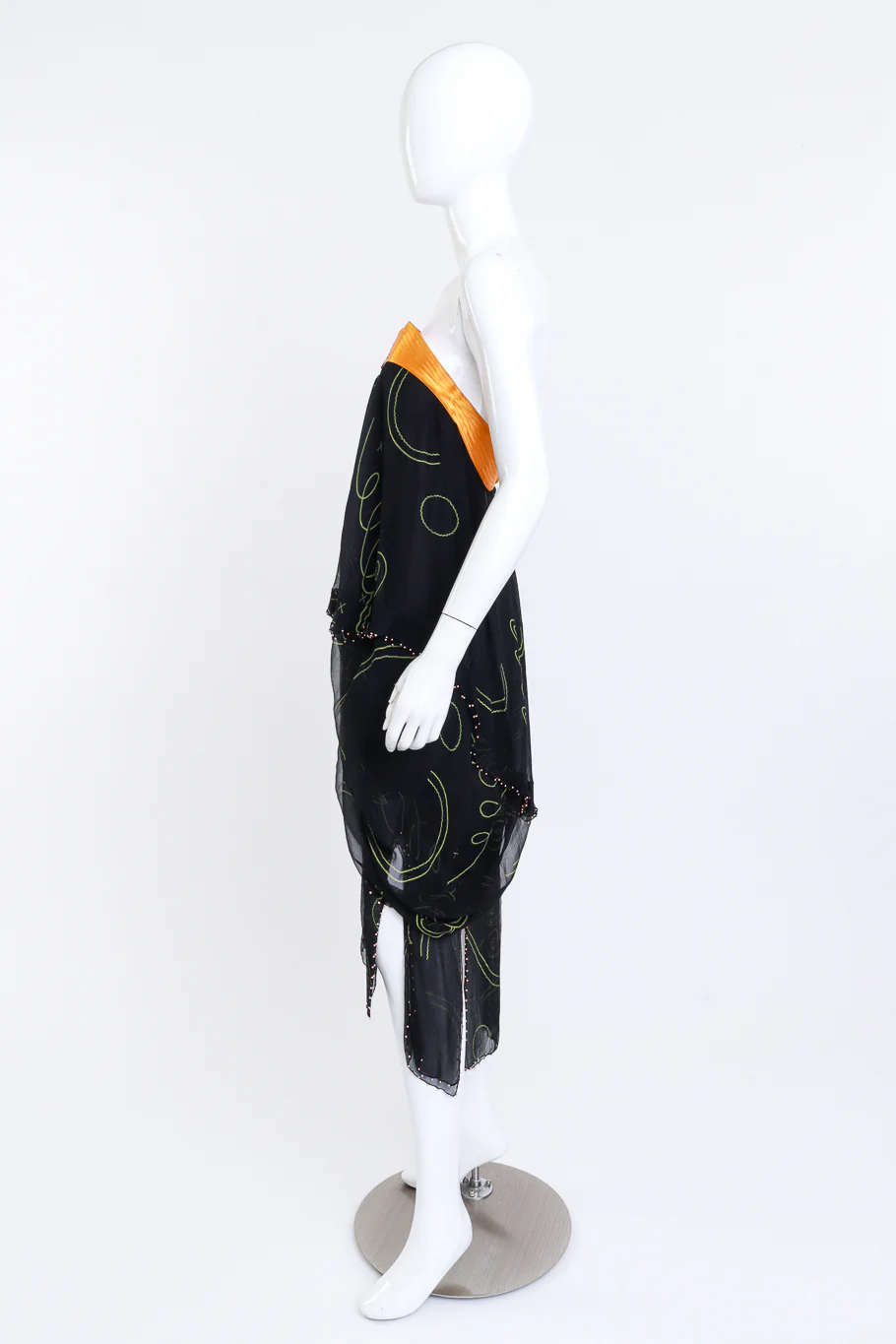 Jetsetter Silk Strapless Bubble Dress - Image 2