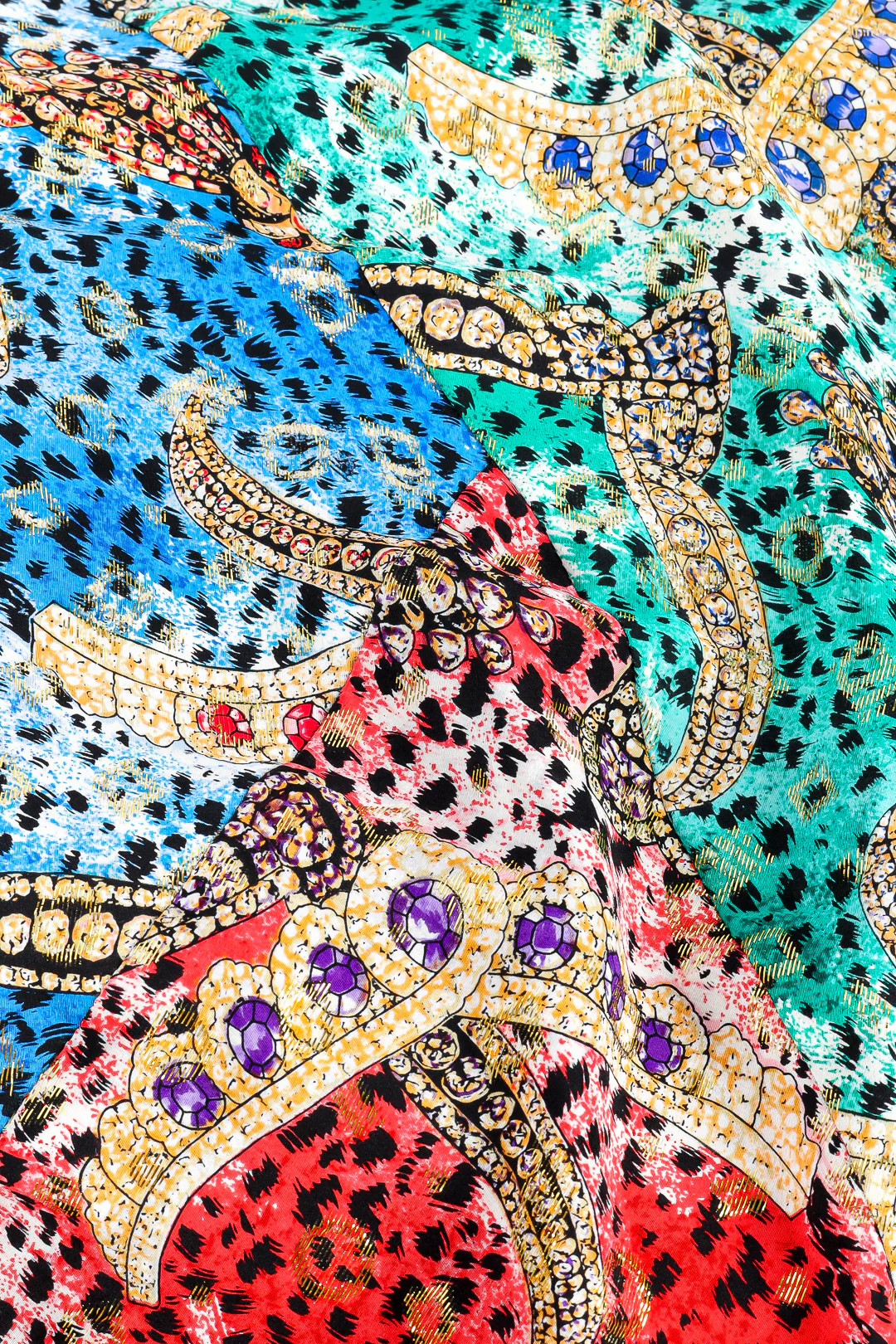 Jewel Animal Print Dress - Image 8