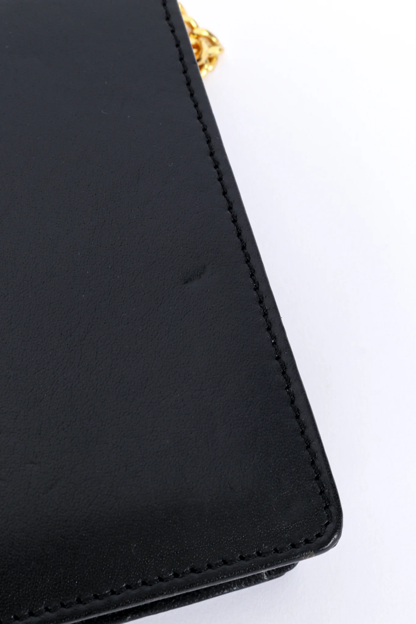 Jewel Appliqué Leather Envelope Clutch - Image 9