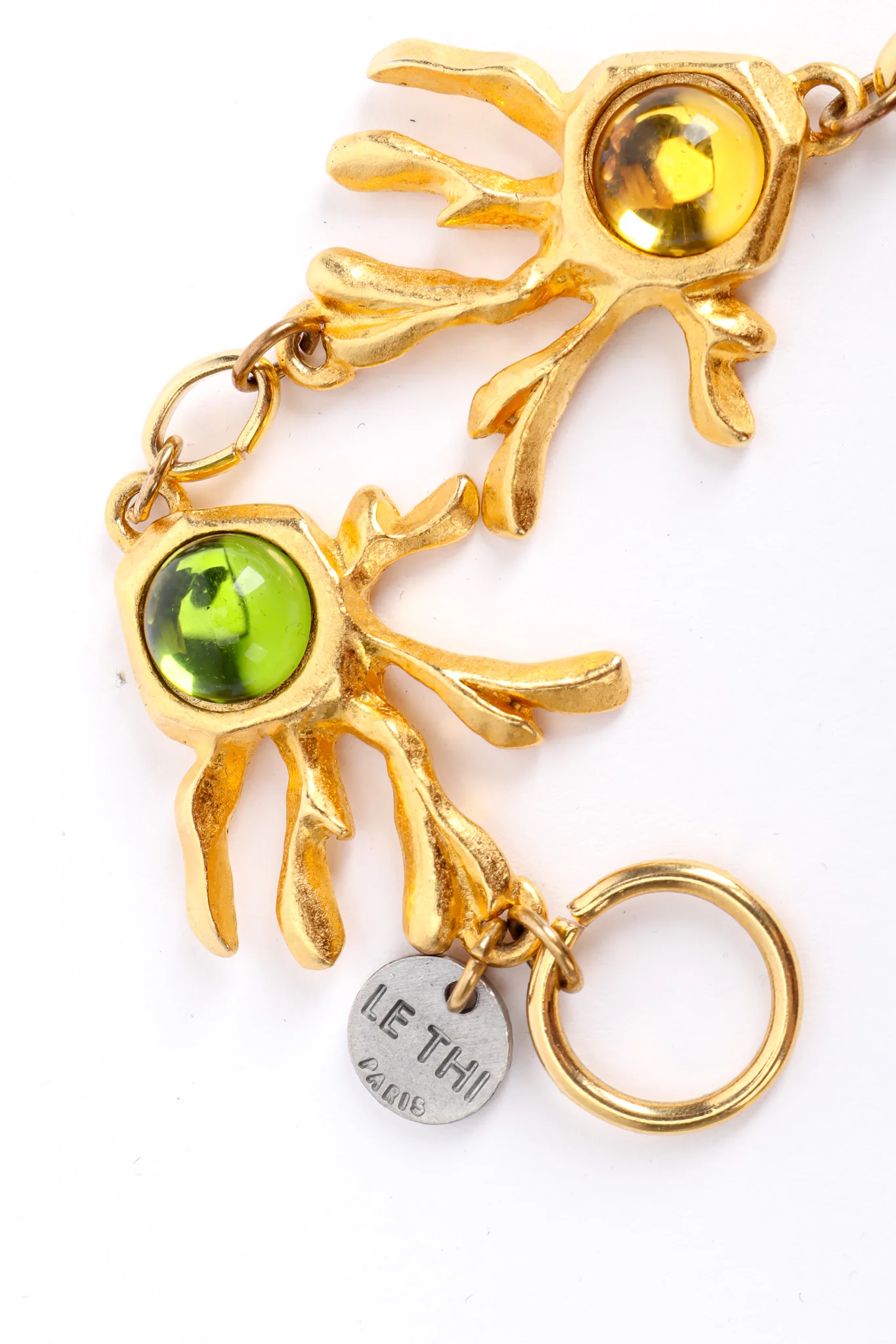 Abstract Jeweled Necklace & Earring Set - Image 12