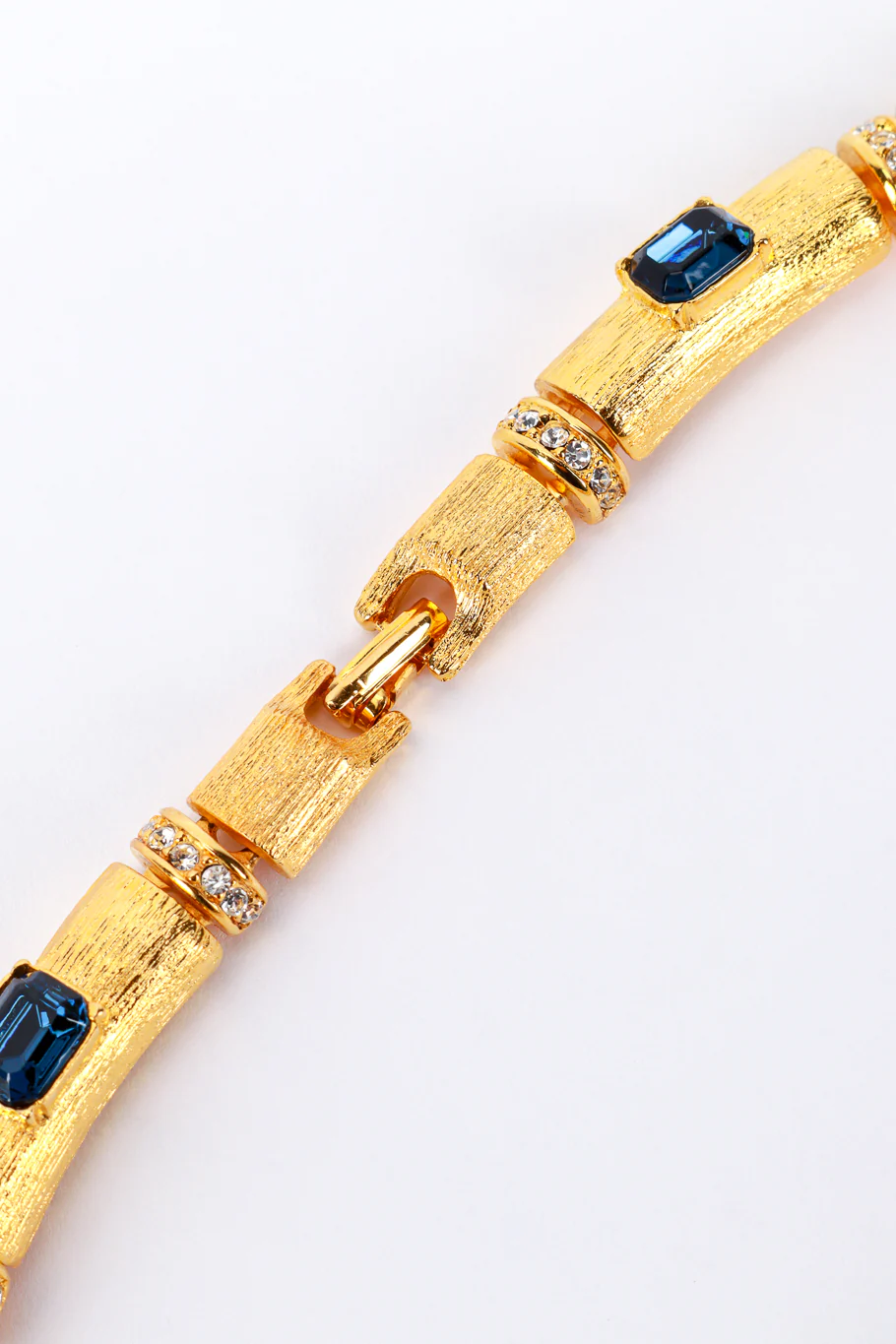 Jeweled Bar Link Collar Necklace - Image 4