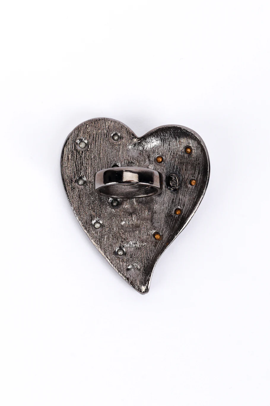 Jeweled Broken Heart Ring - Image 4