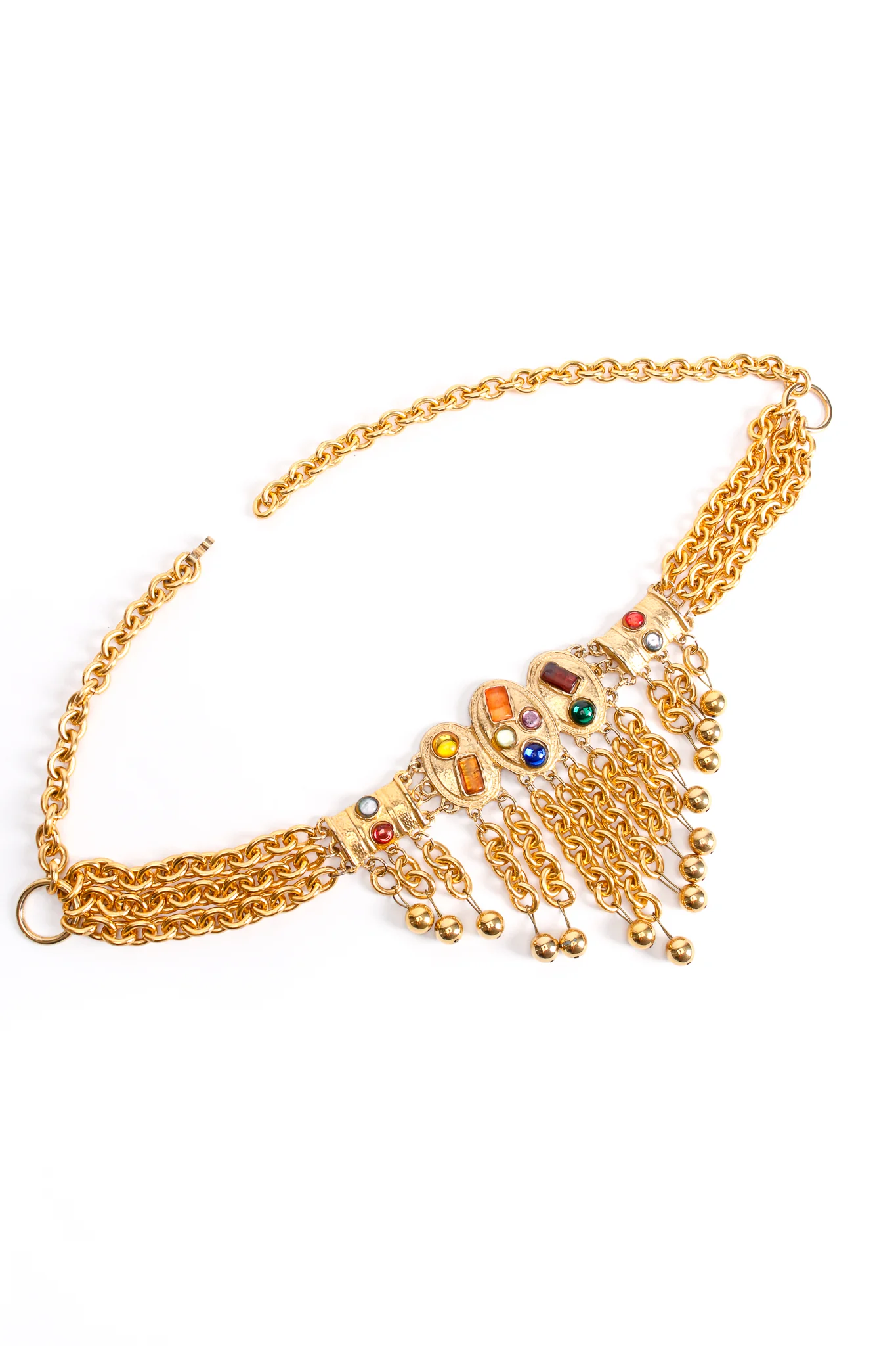 Jeweled Chain Fringe Belt - Image 4