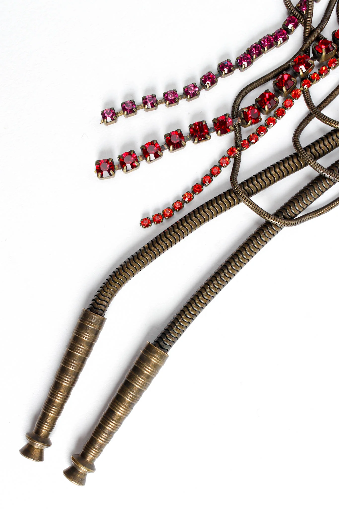 Jeweled Face Bolo Tie Necklace - Image 5