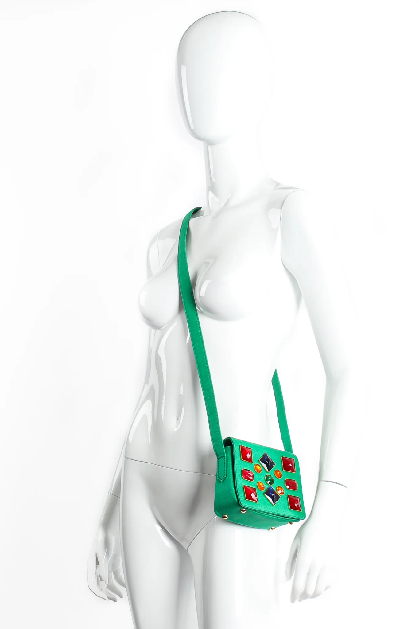 Jeweled Flap Mini Bag - Image 11
