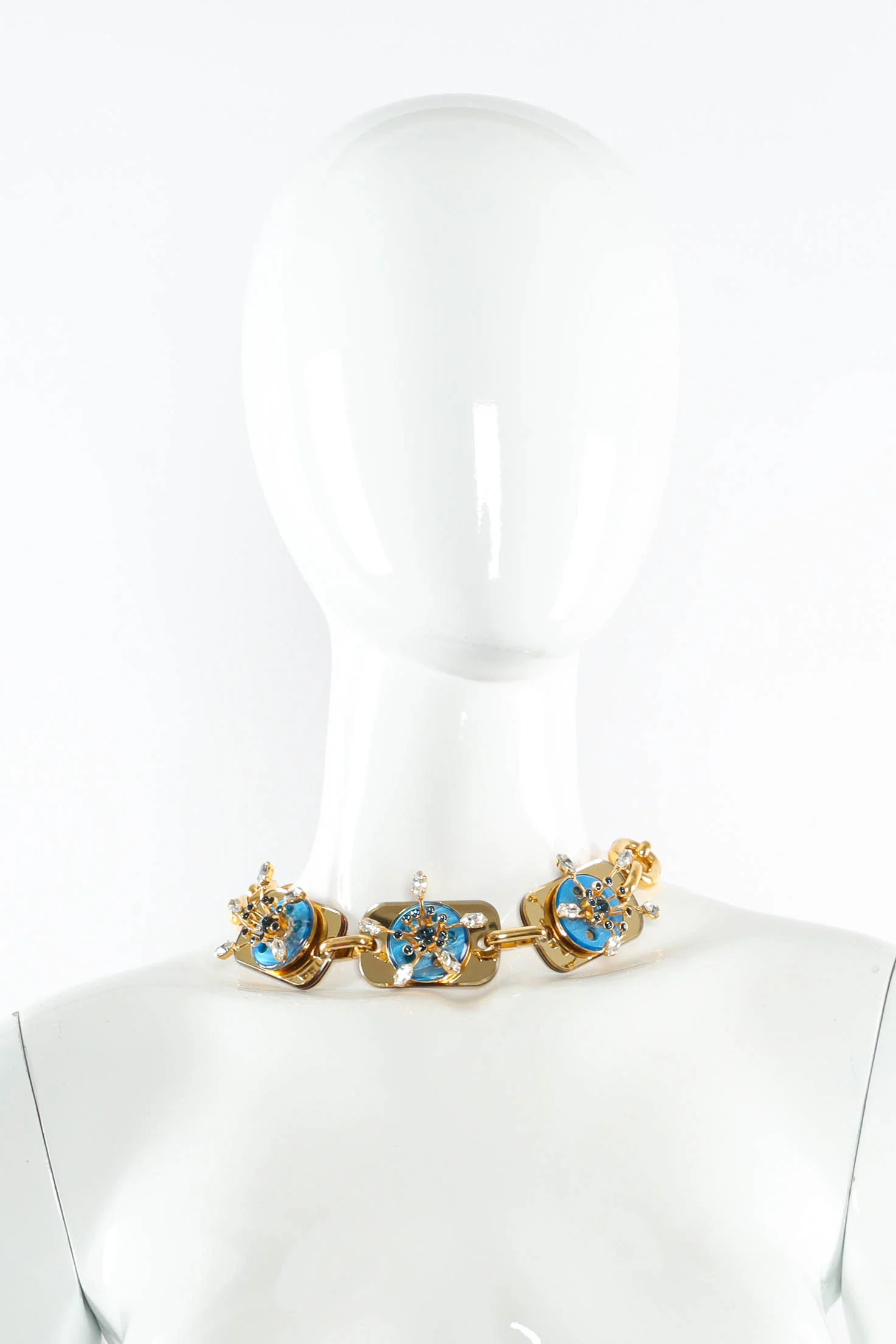 Jeweled Floral Blossom Necklace - Image 5