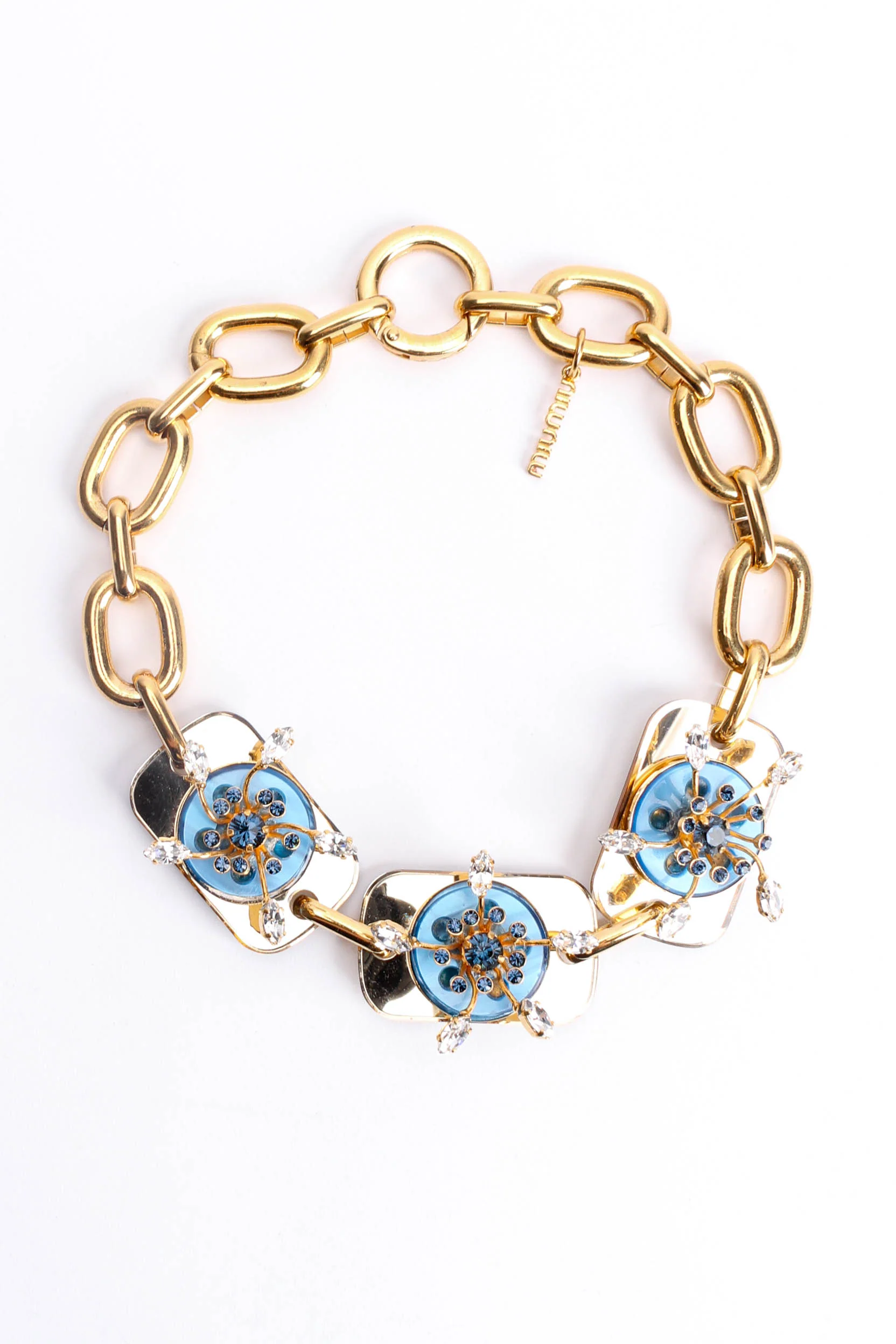Jeweled Floral Blossom Necklace - Image 6