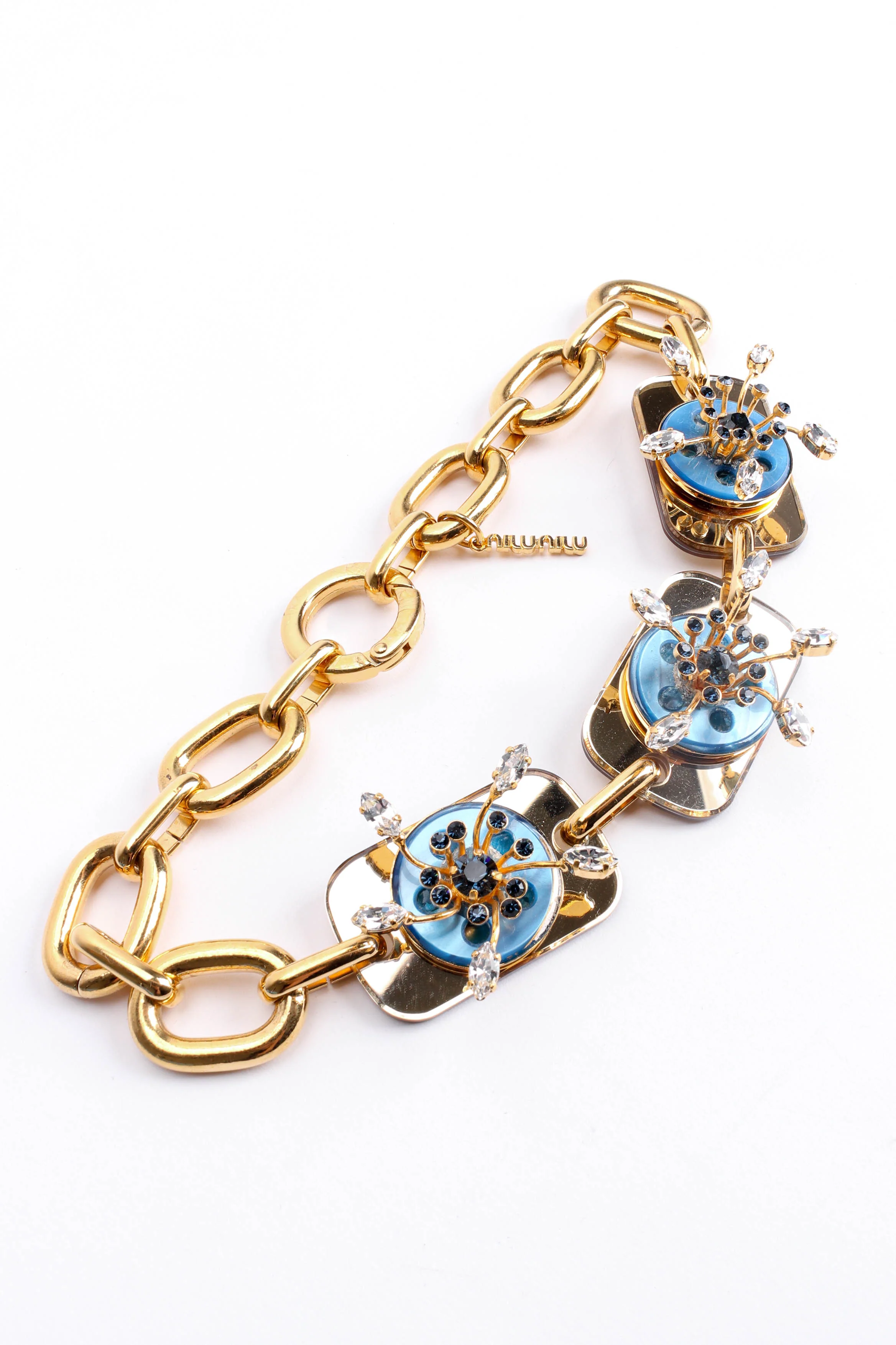 Jeweled Floral Blossom Necklace - Image 7