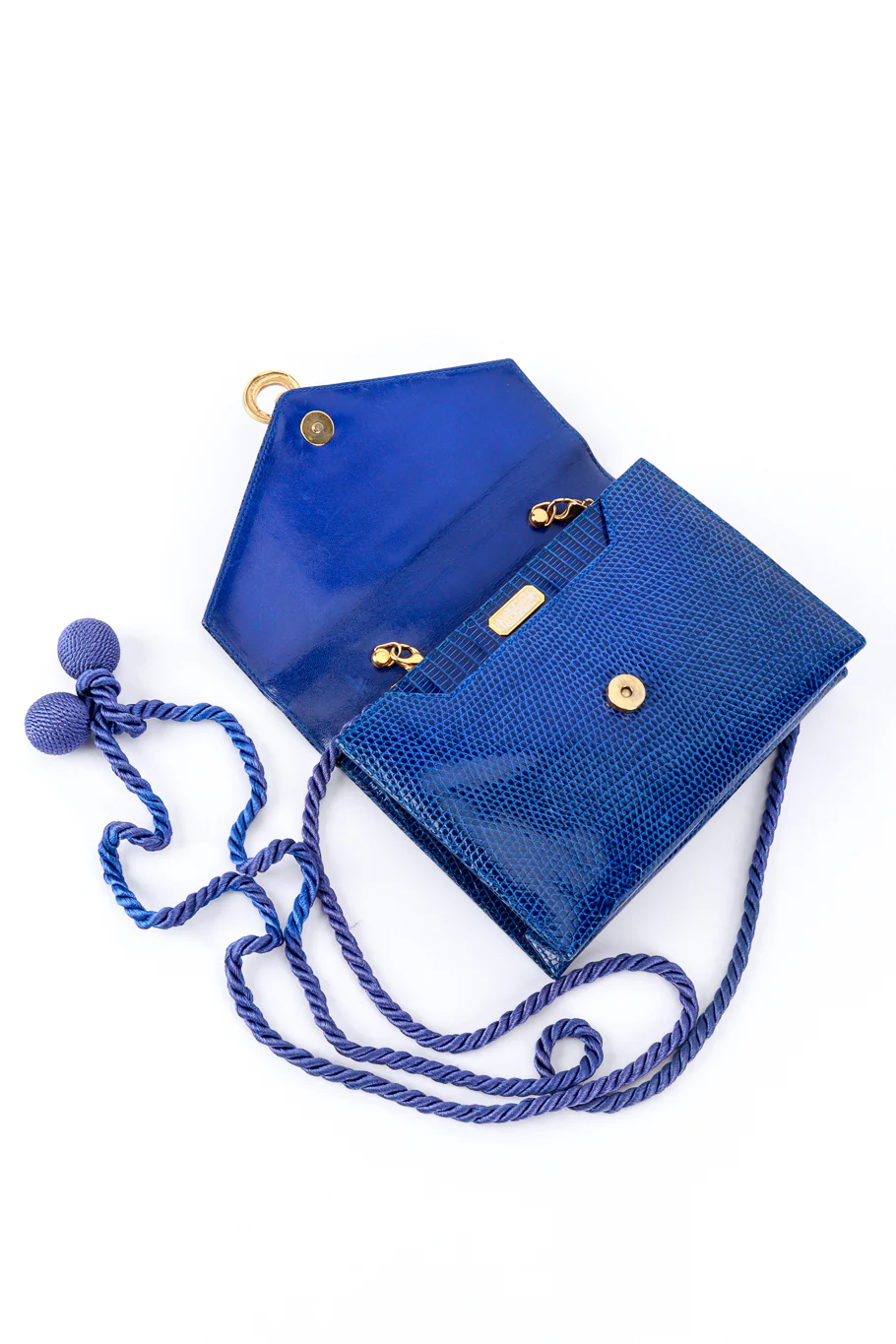 Jeweled Jaguar Lizard Clutch - Image 10