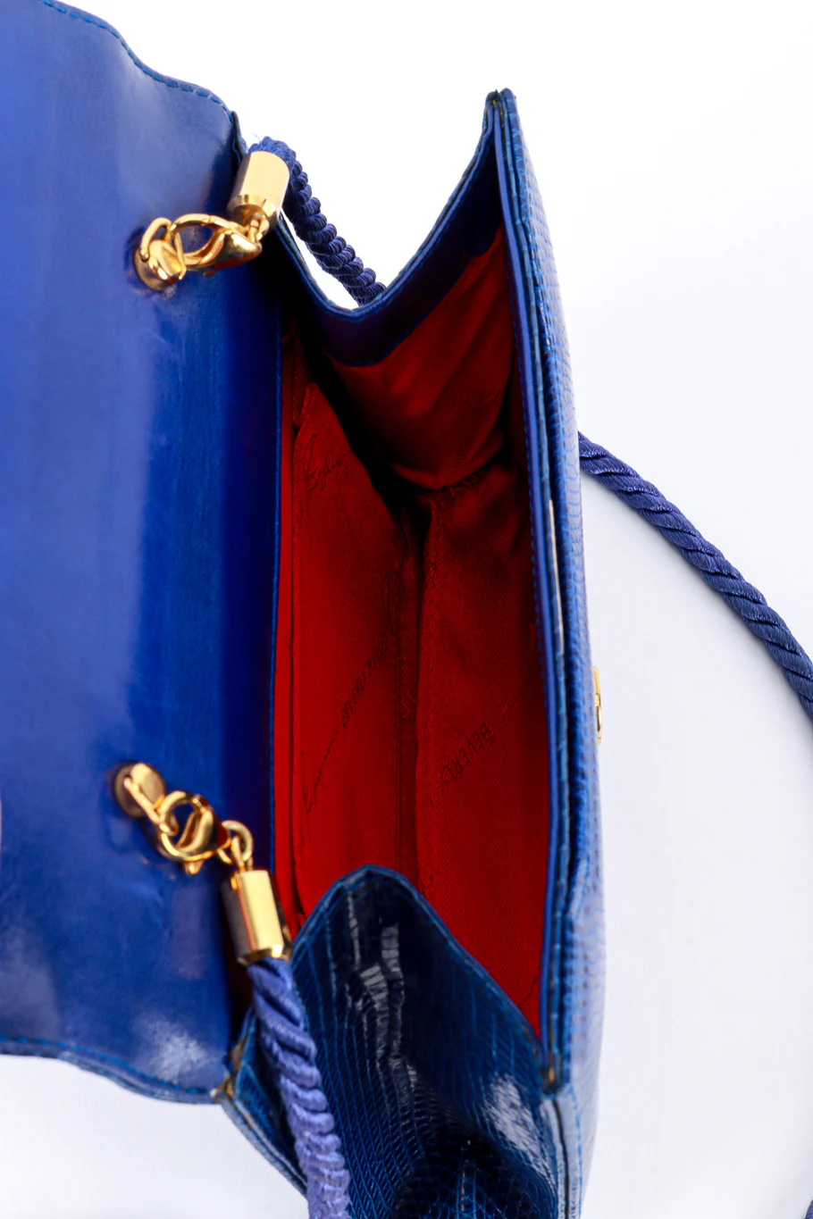 Jeweled Jaguar Lizard Clutch - Image 12