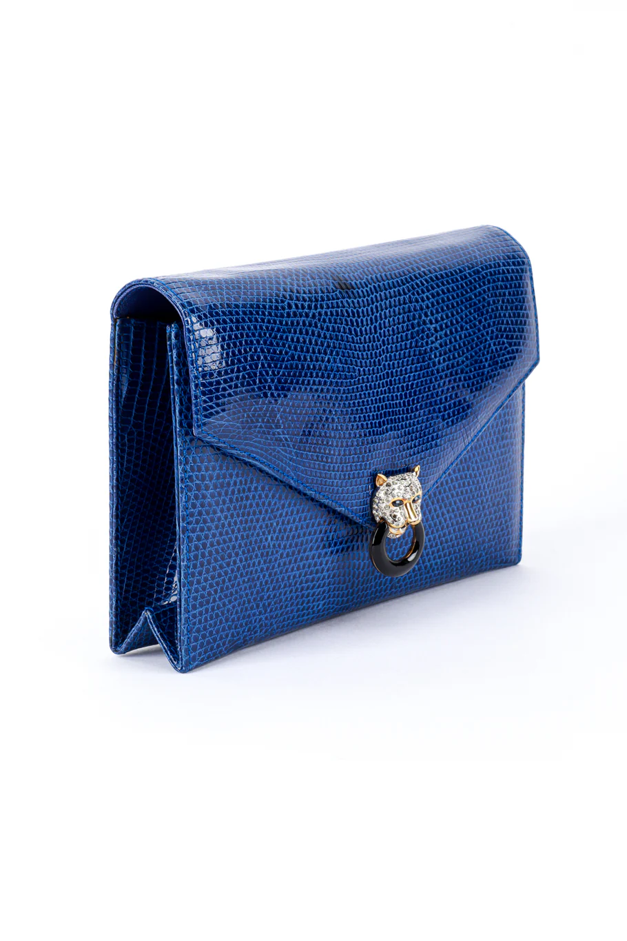 Jeweled Jaguar Lizard Clutch - Image 17