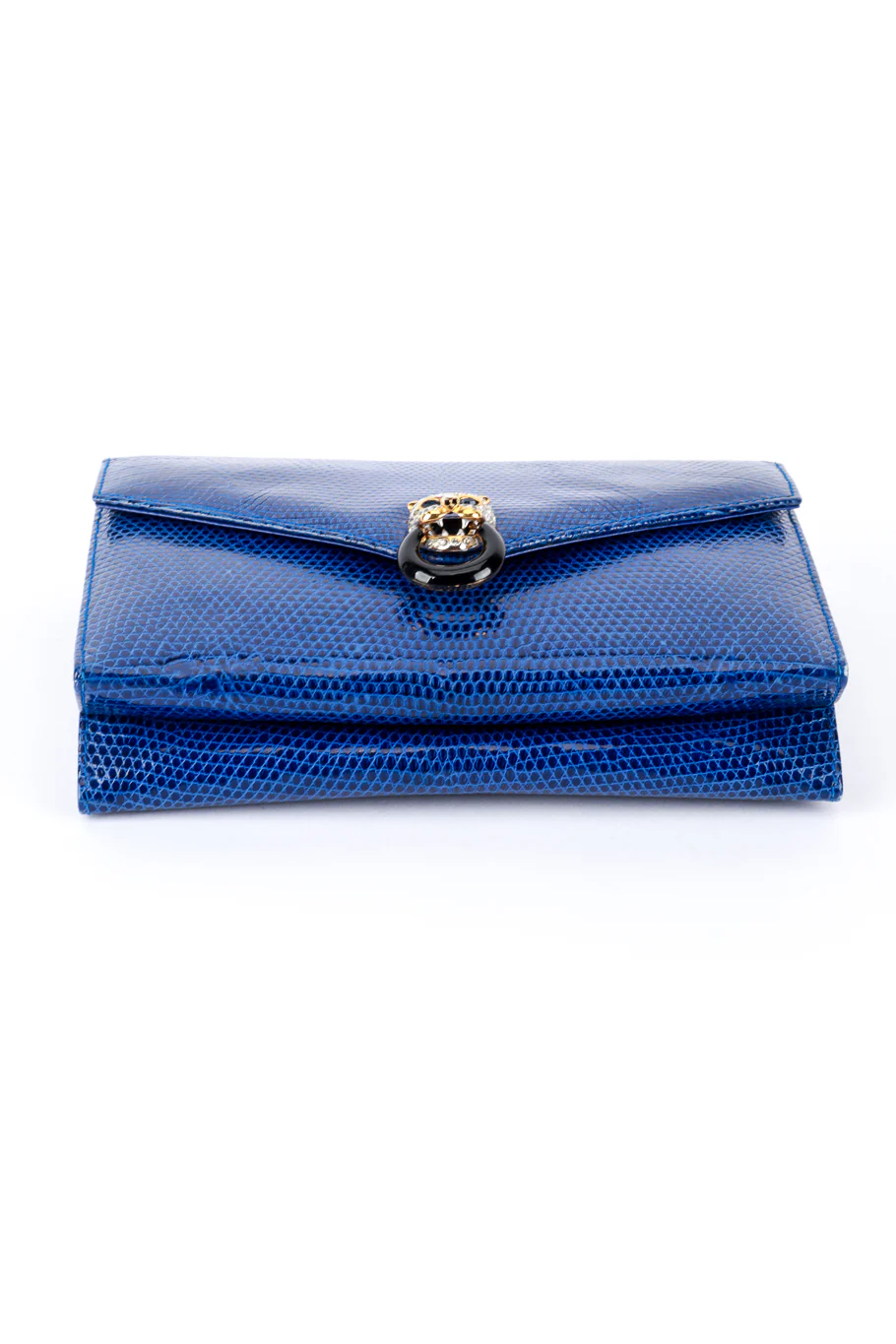 Jeweled Jaguar Lizard Clutch - Image 4