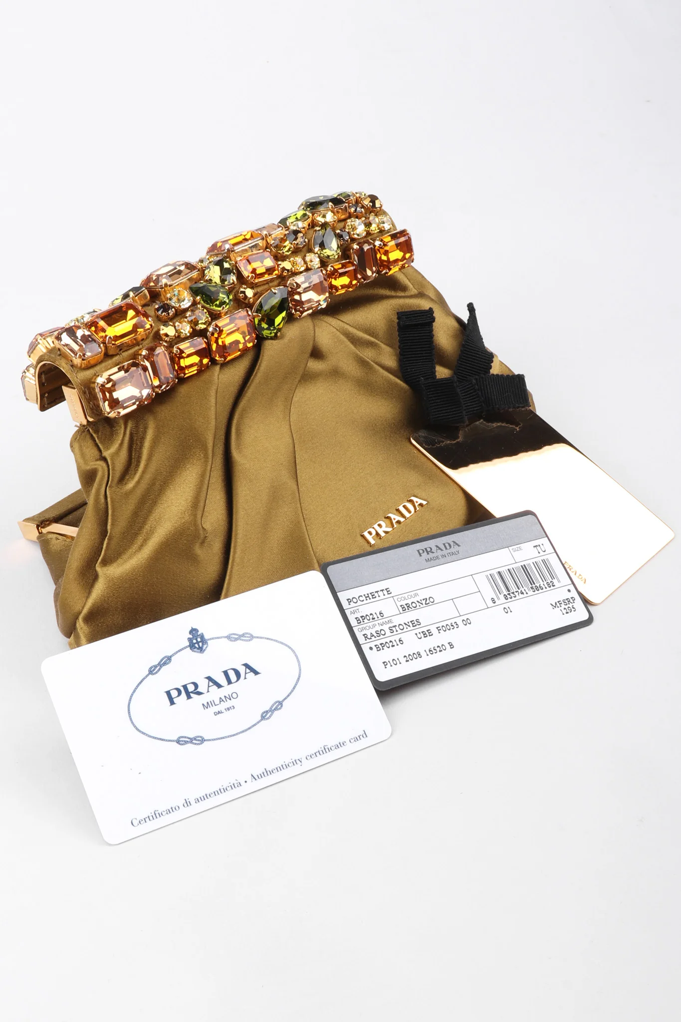 Jeweled Satin Evening Bag - Image 15