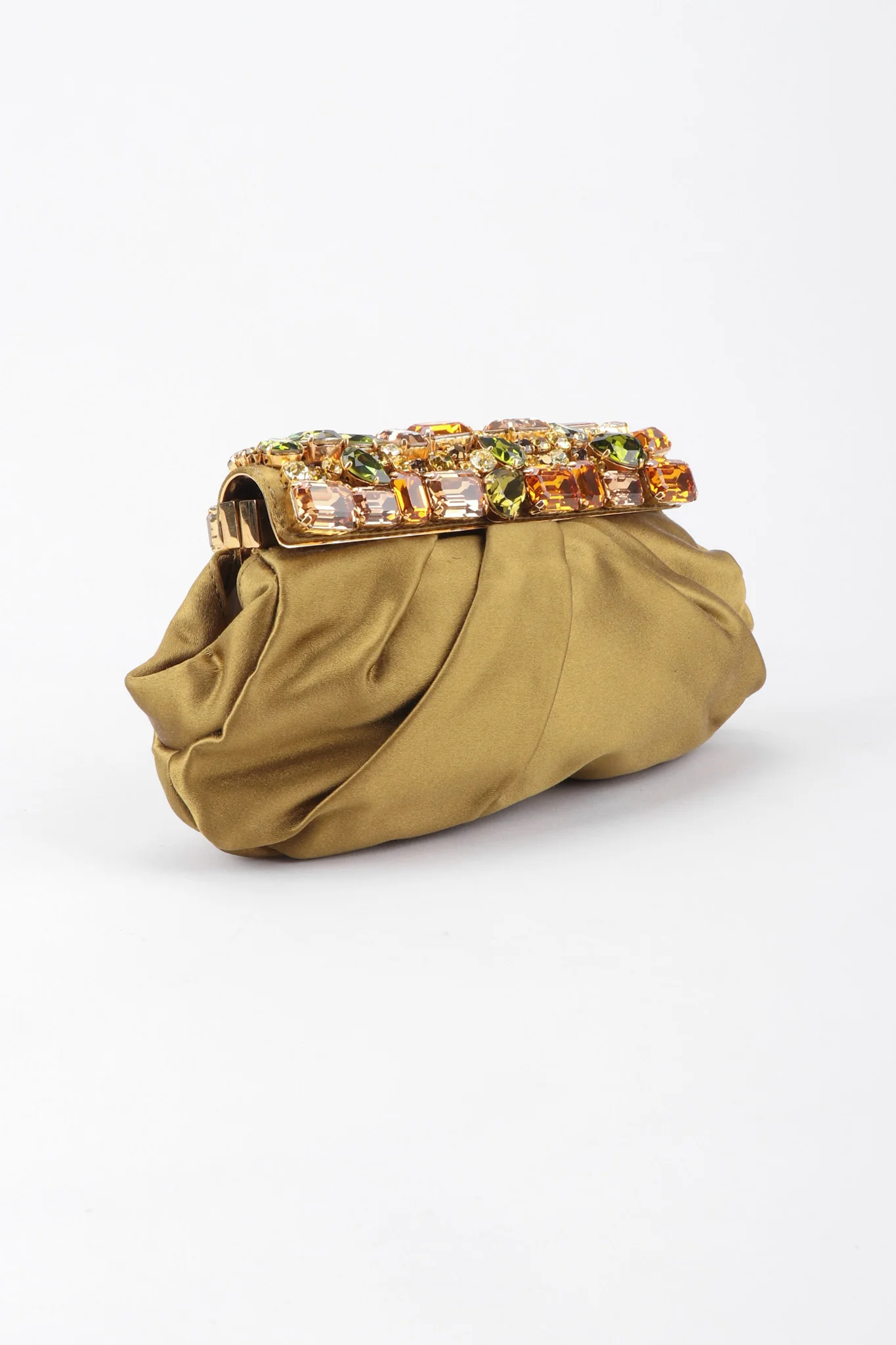 Jeweled Satin Evening Bag - Image 3