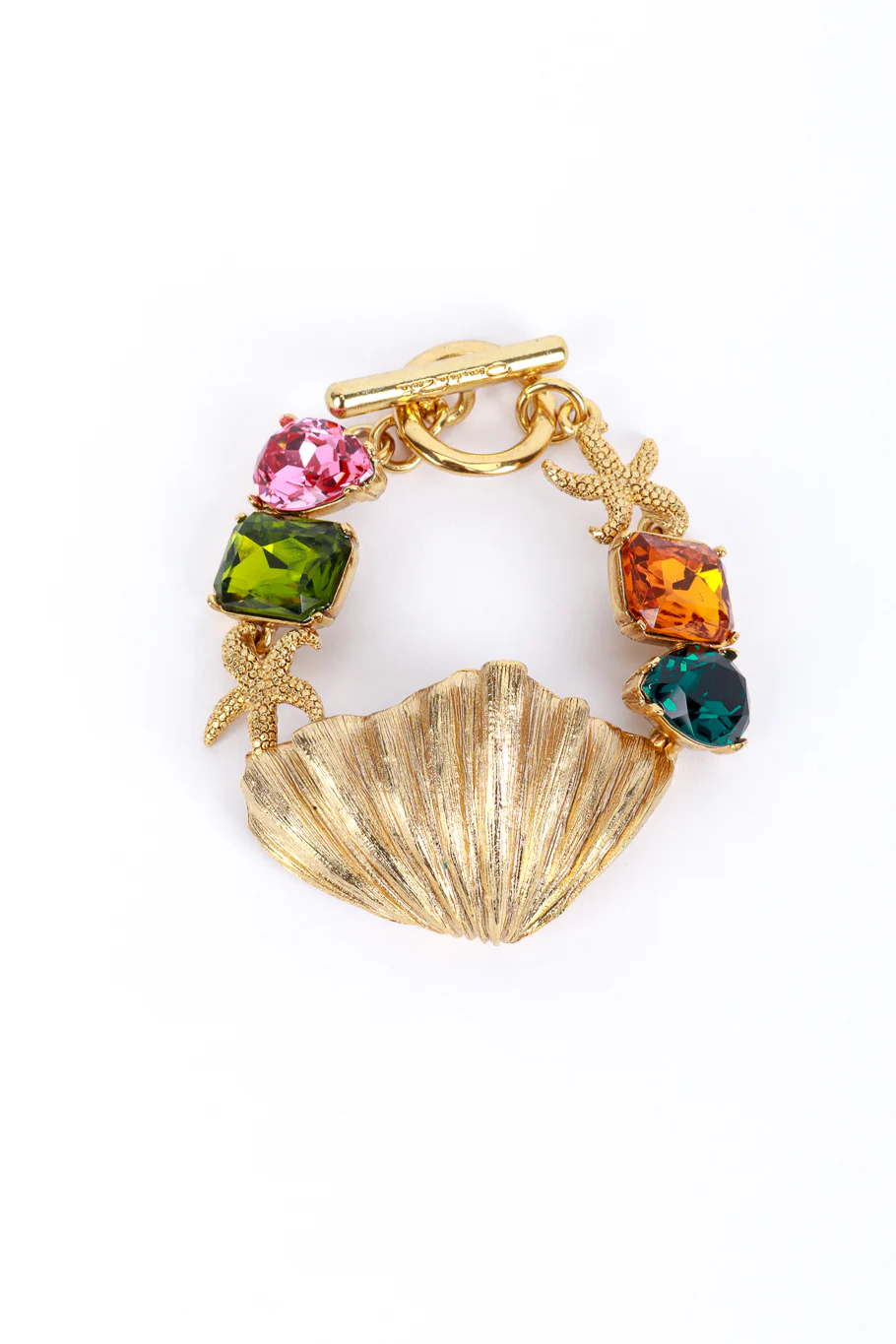 Jeweled Seashell Bracelet