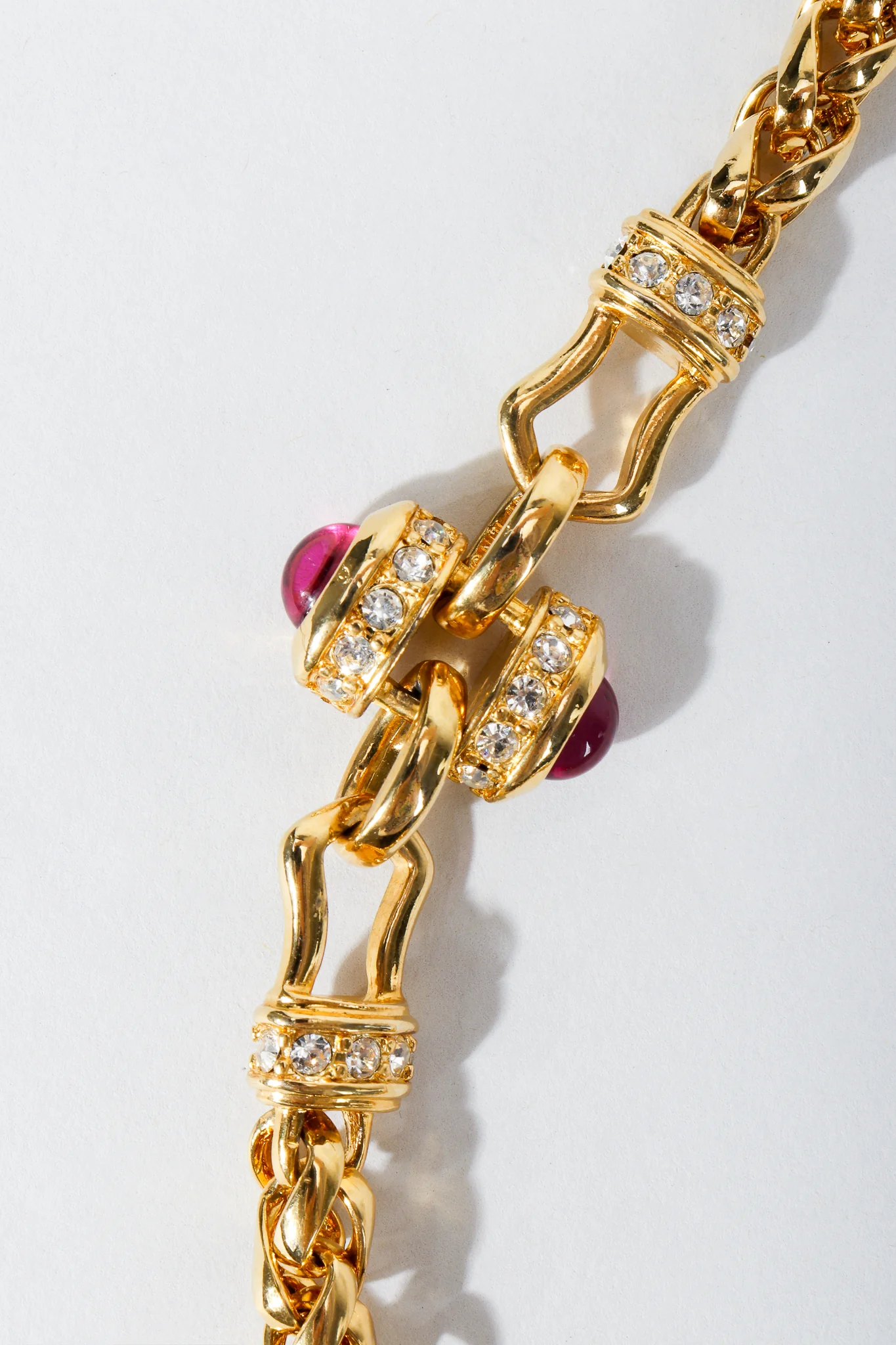 Jeweled Spiga Chain Necklace - Image 3
