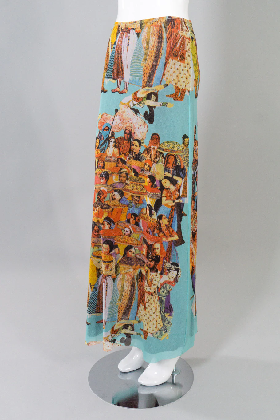JPG Jeans Mesh Bollywood Skirt - Image 3