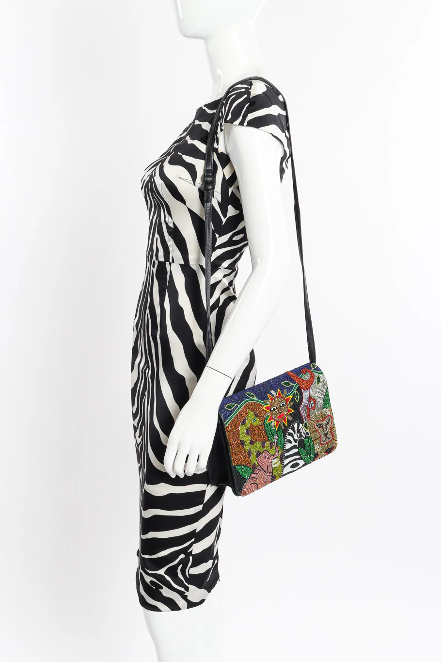 Jungle Animal Beaded Bag - Image 2