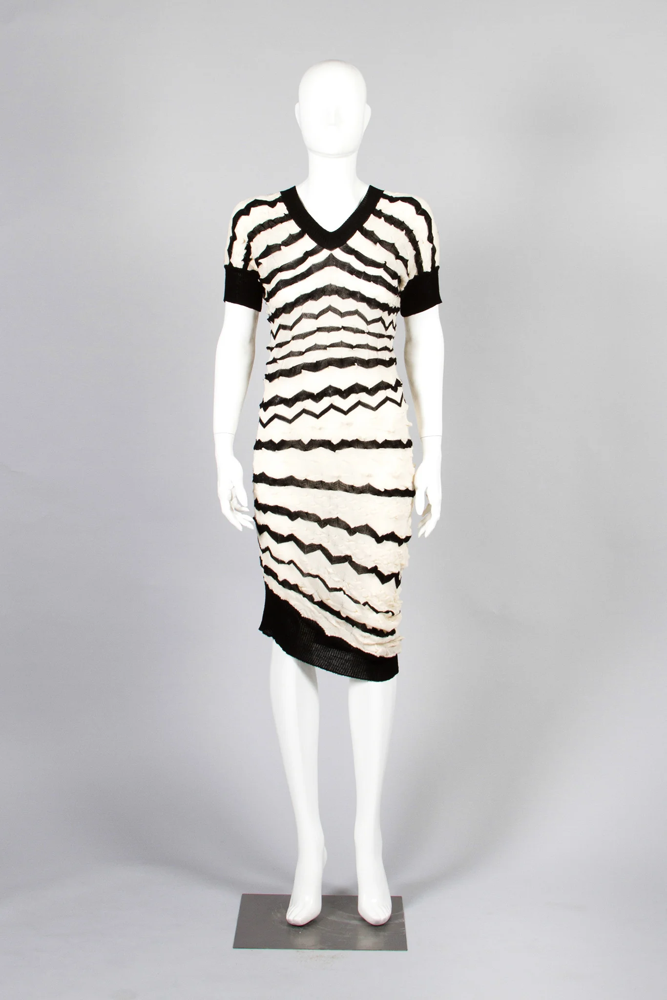 Asymmetrical Knit Dress