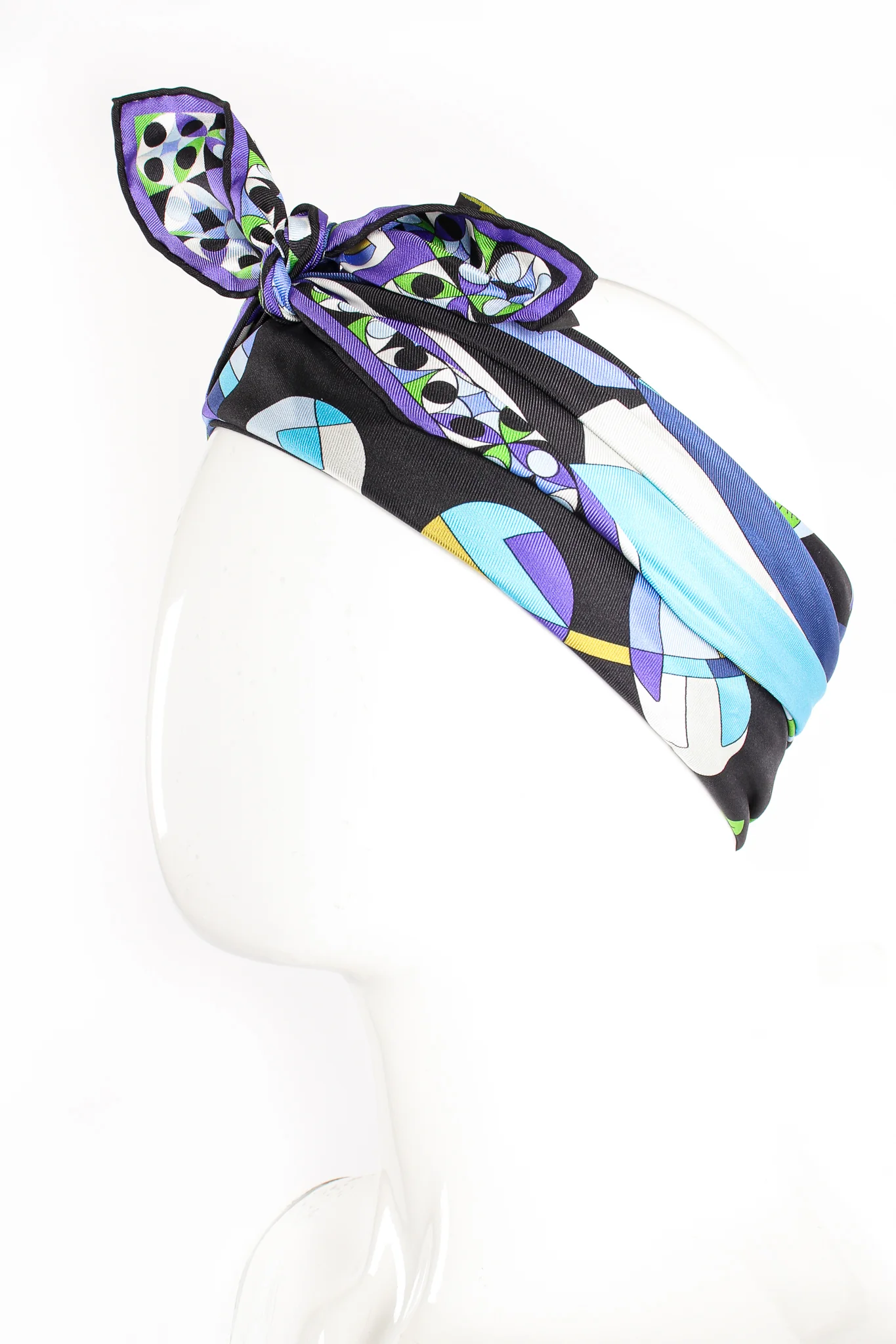 Kaleidoscope Print Silk Scarf - Image 5