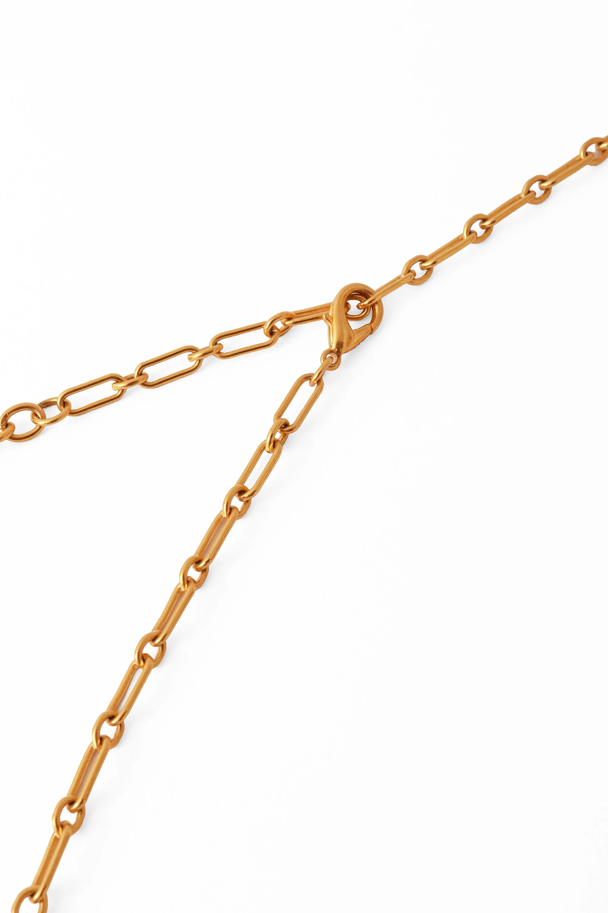 Key & Pearl Charm Necklace - Image 4