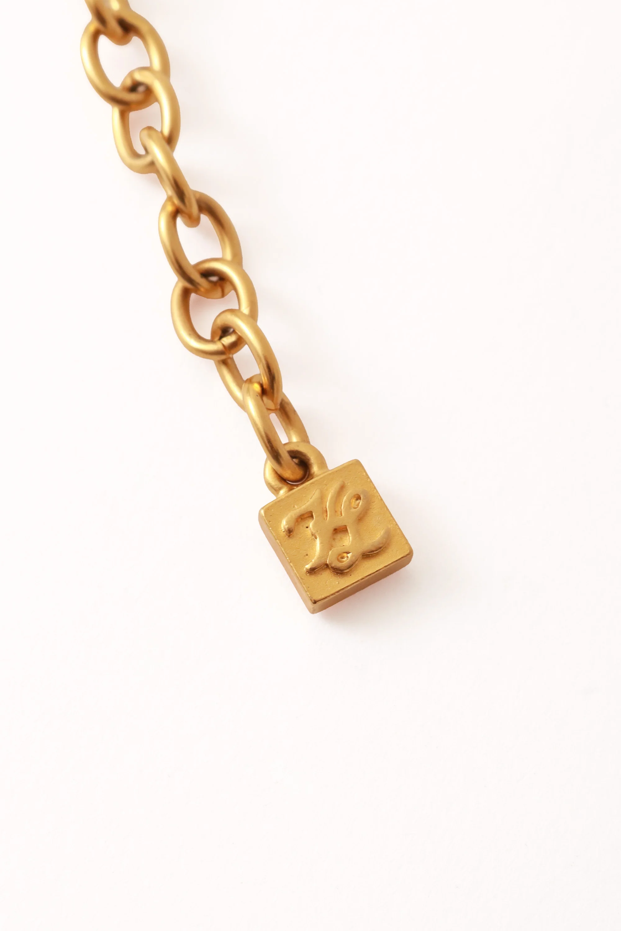 Key & Pearl Charm Necklace - Image 5