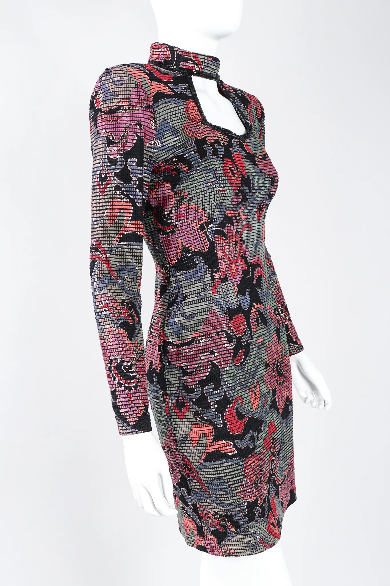 Keyhole Cutout Cocktail Dress