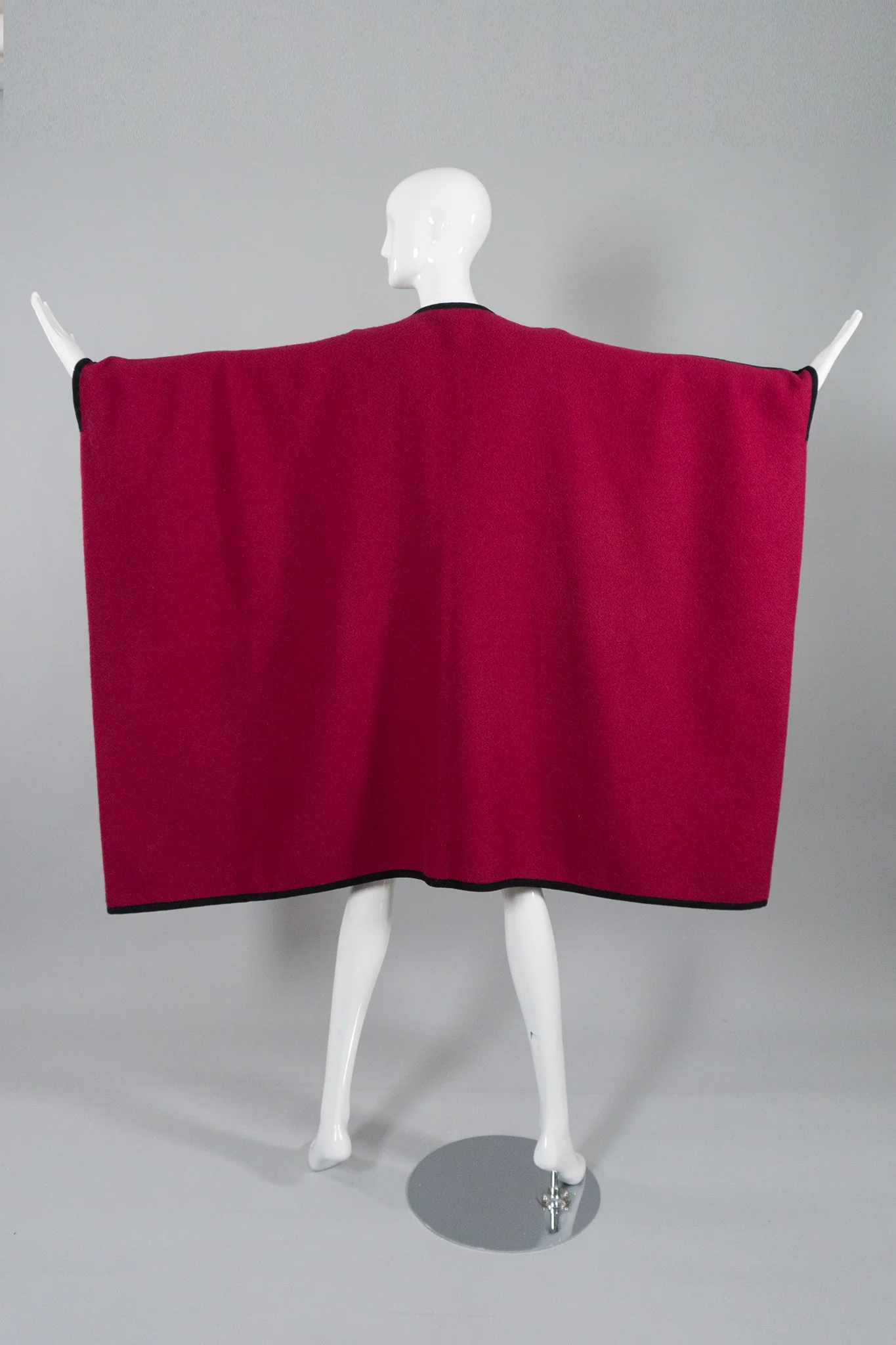 Kimono Sleeve Cape Coat - Image 6
