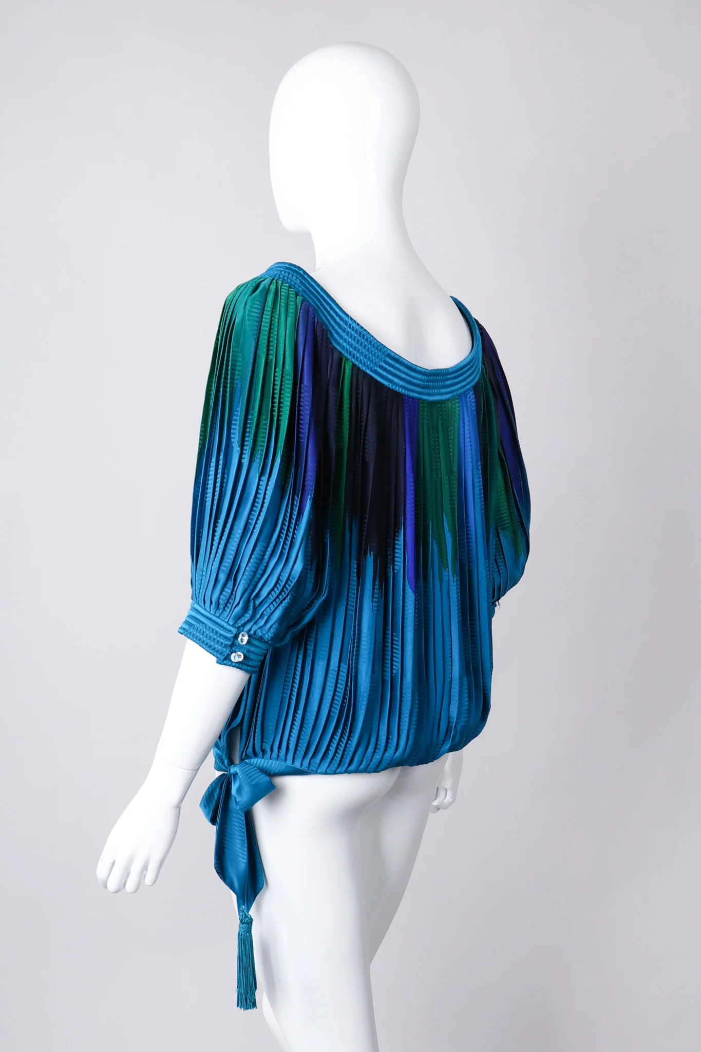Knife Pleated Blouson Top - Image 6