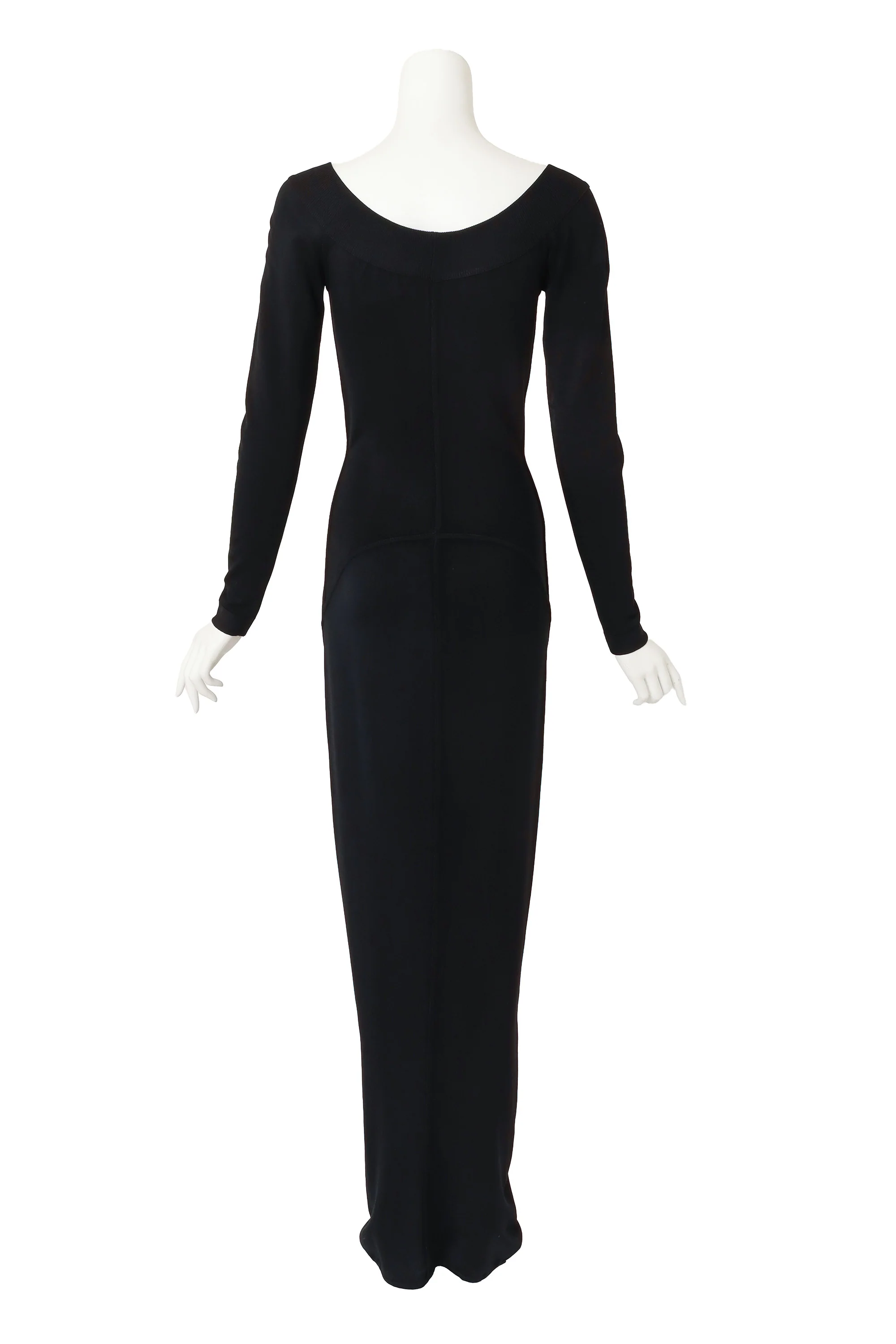 1990 F/W Knit Bodycon Gown - Image 4