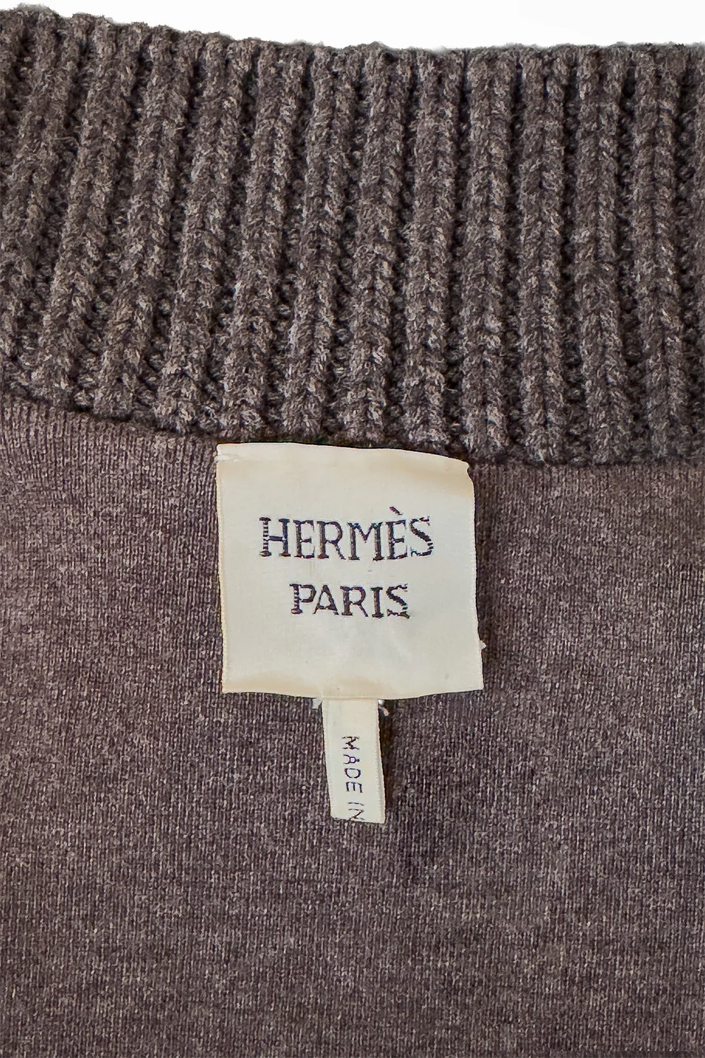 Knit Sleeve Leather Jacket - Image 5