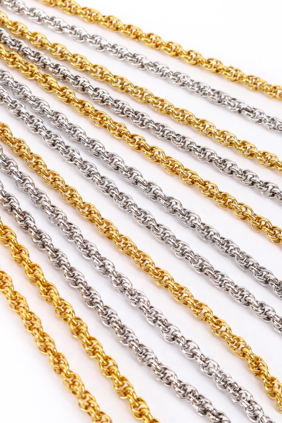 Knotted Mixed Metal Necklace - Image 3