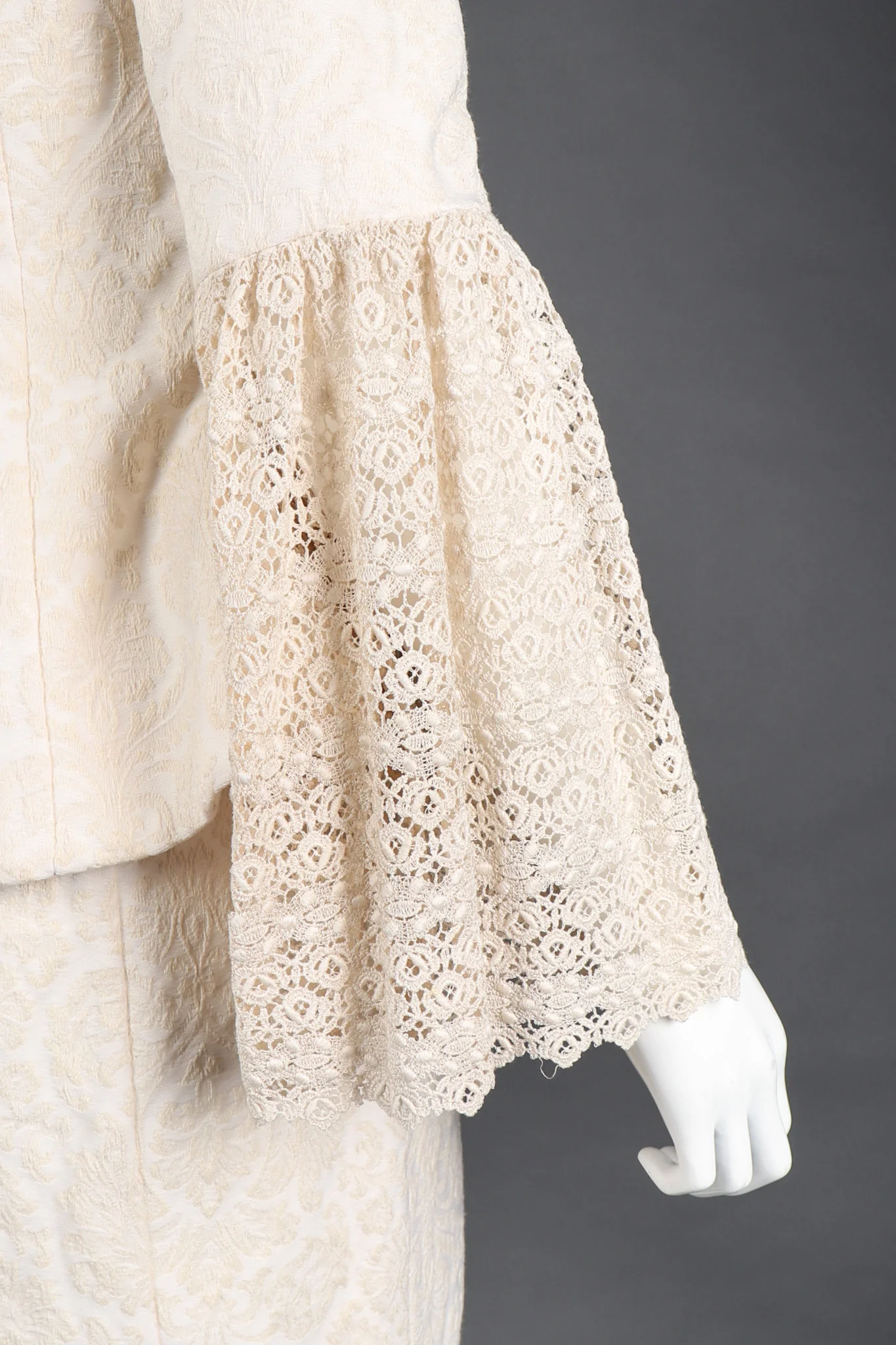 Lace Damask Jacket & Skirt Set - Image 10